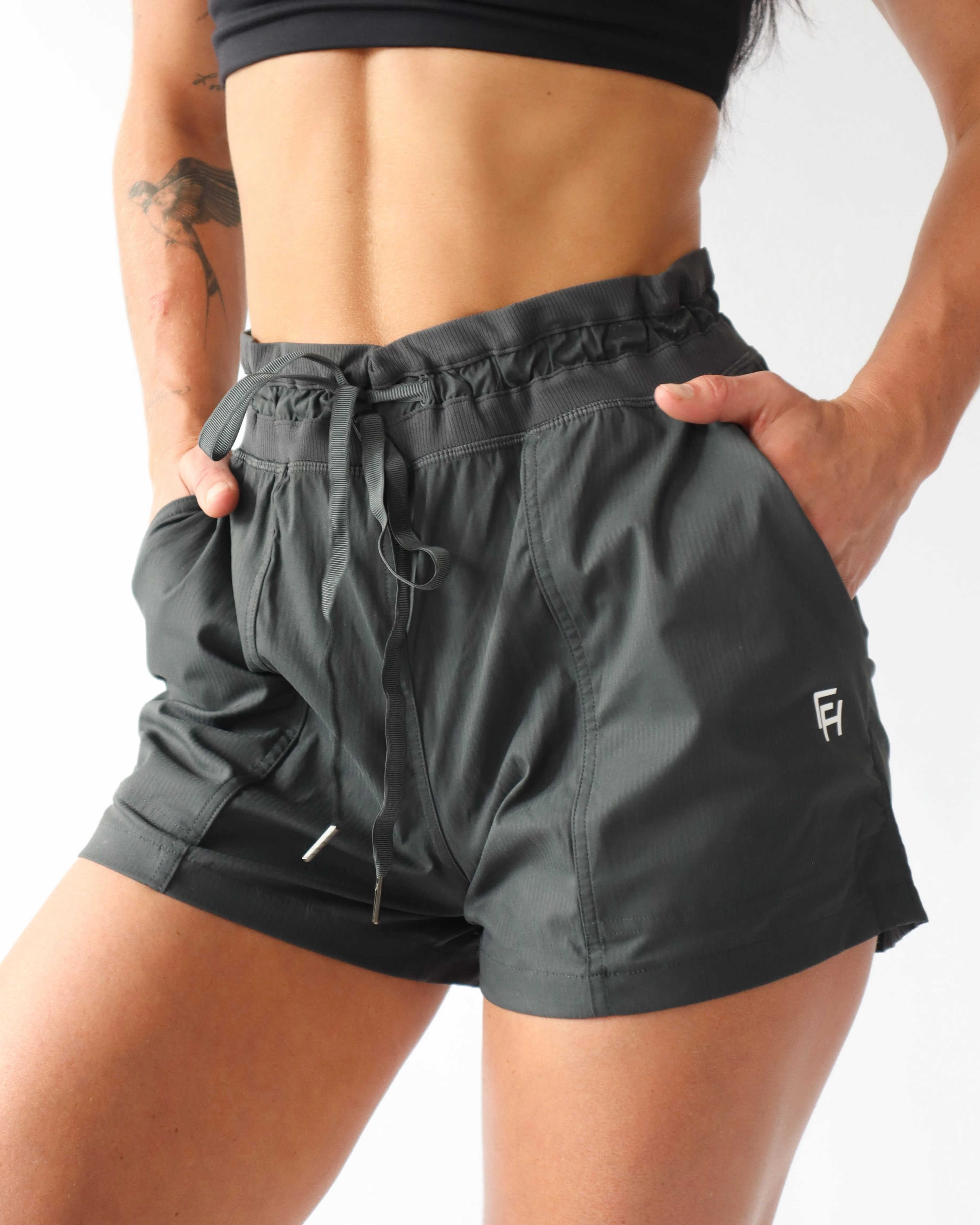 Training Shorts 4.5" - Graphite sold by First Health Apparel product image thumbnail 2