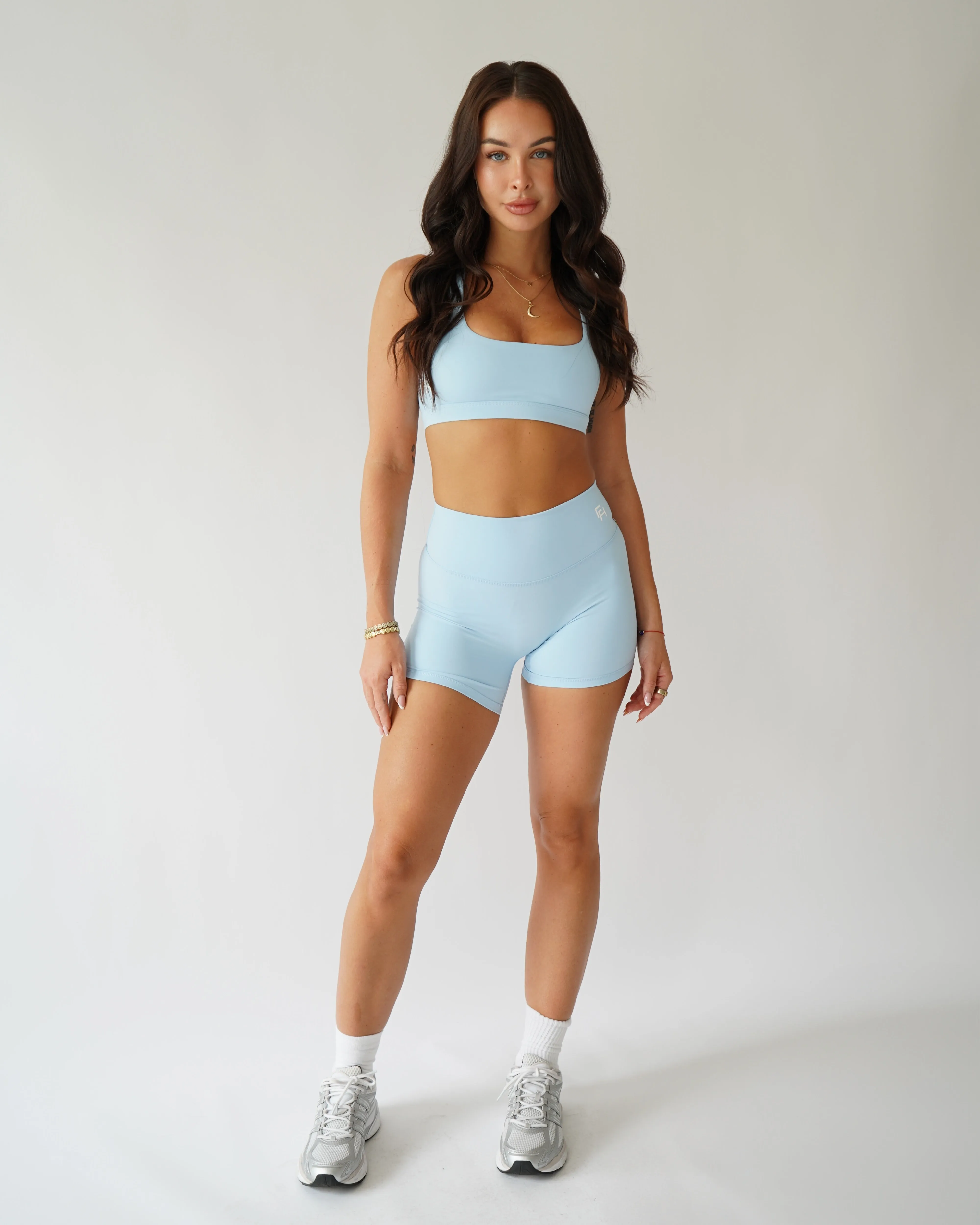 Flow Sports Bra - Cloud sold by First Health Apparel product image thumbnail 5