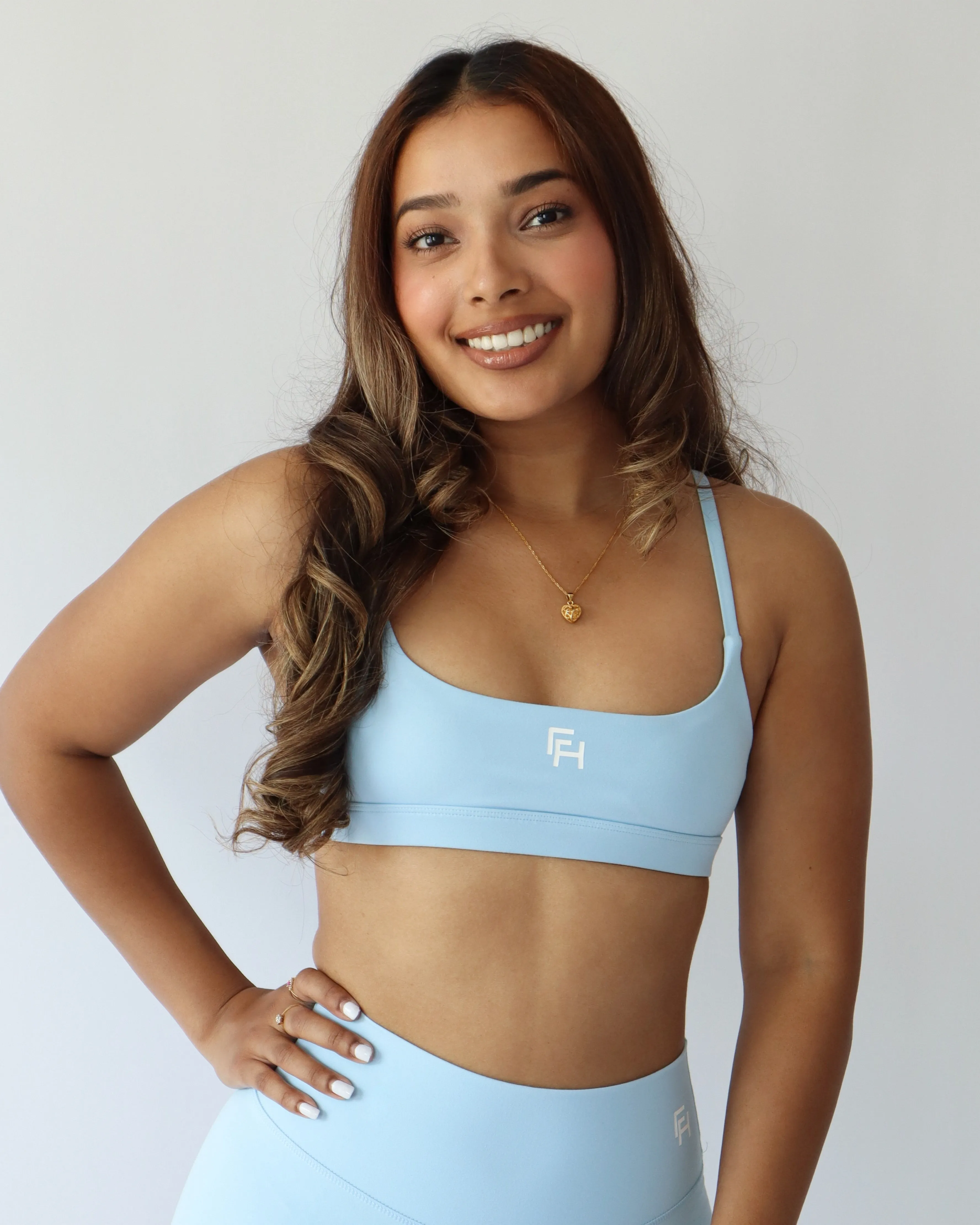 Flow Micro Sports Bra - Cloud sold by First Health Apparel