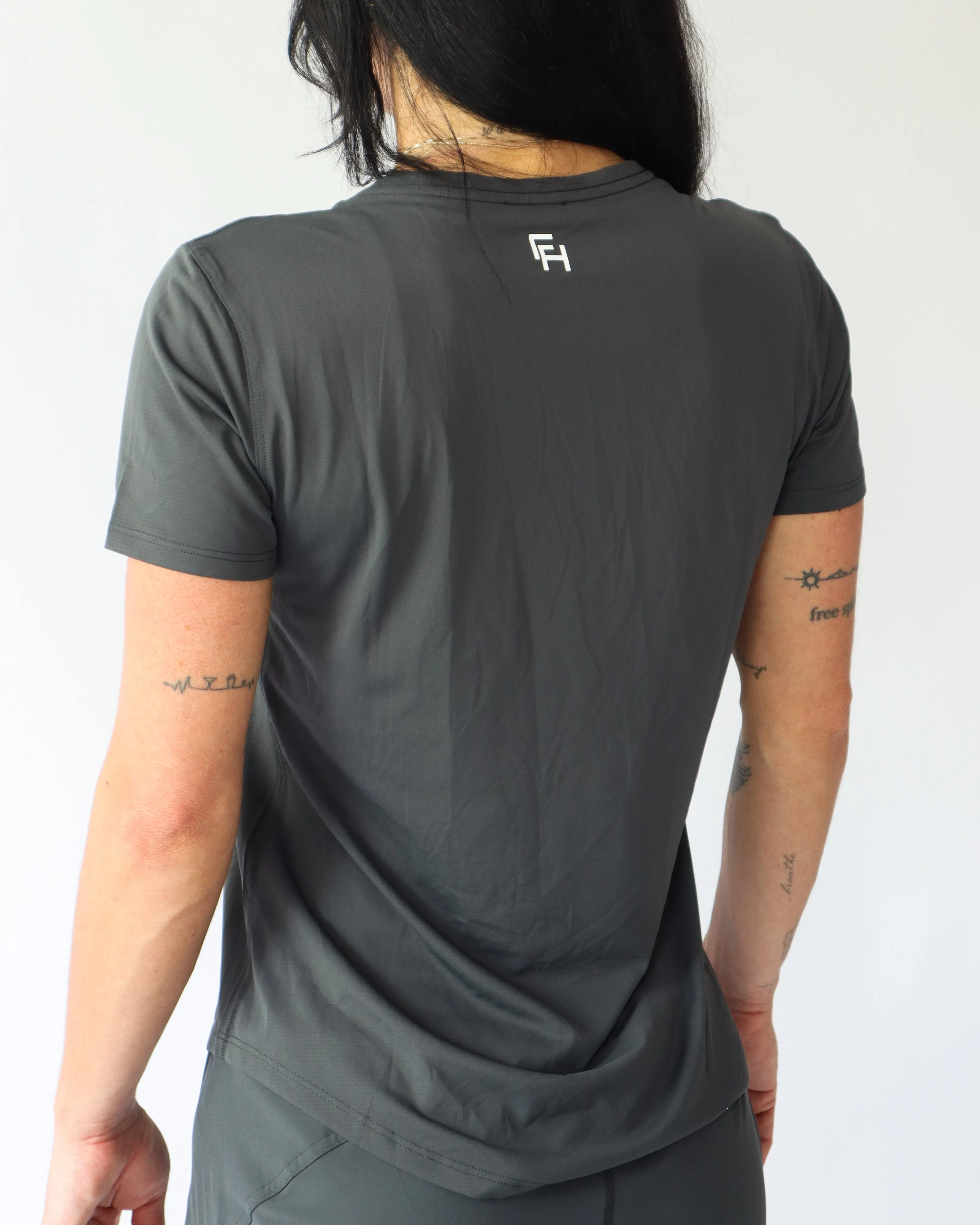 Ultimate Running T-Shirt - Iron sold by First Health Apparel product image thumbnail 2