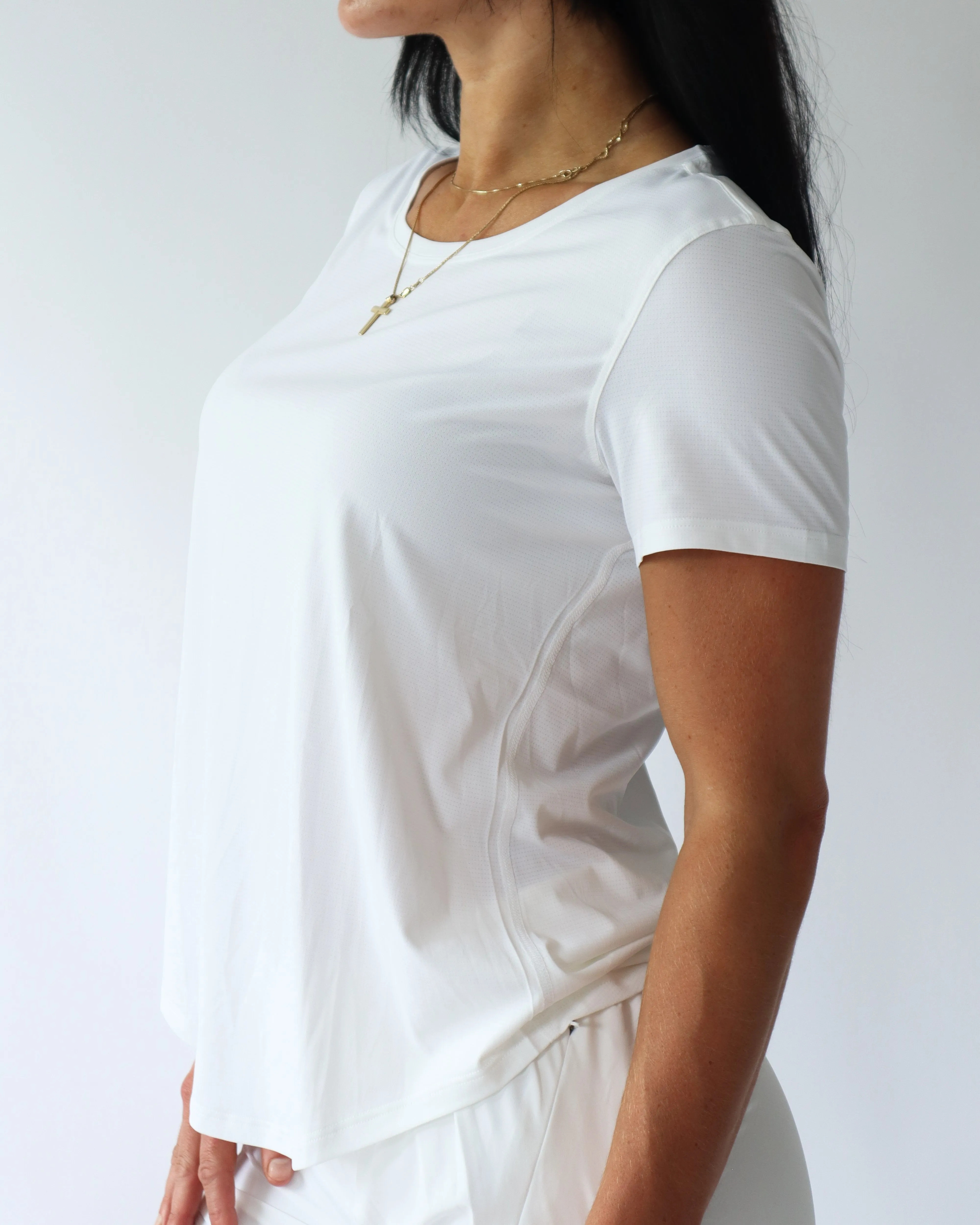 Ultimate Running T-Shirt - White sold by First Health Apparel product image thumbnail 3