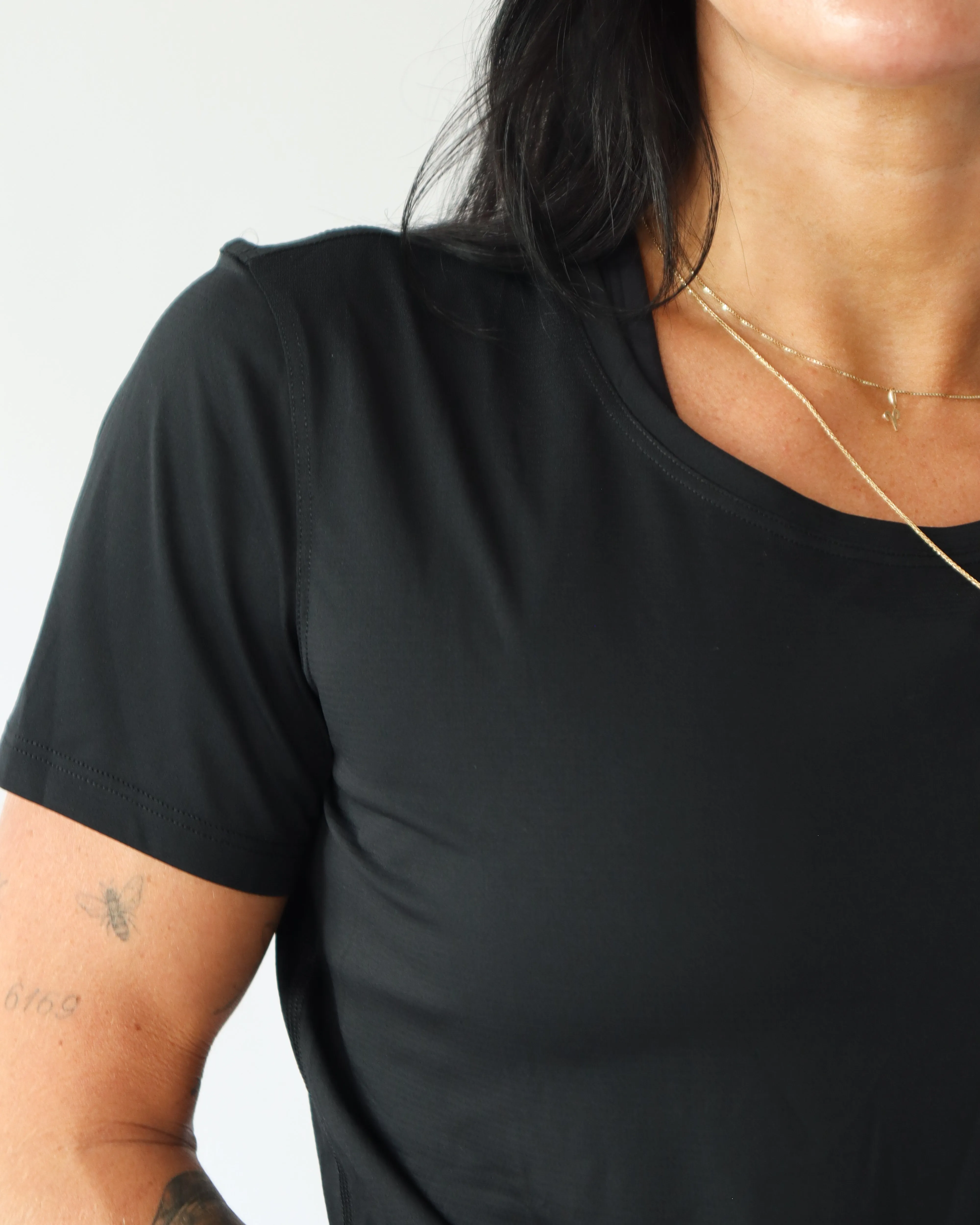 Ultimate Running T-Shirt - Black sold by First Health Apparel product image thumbnail 2