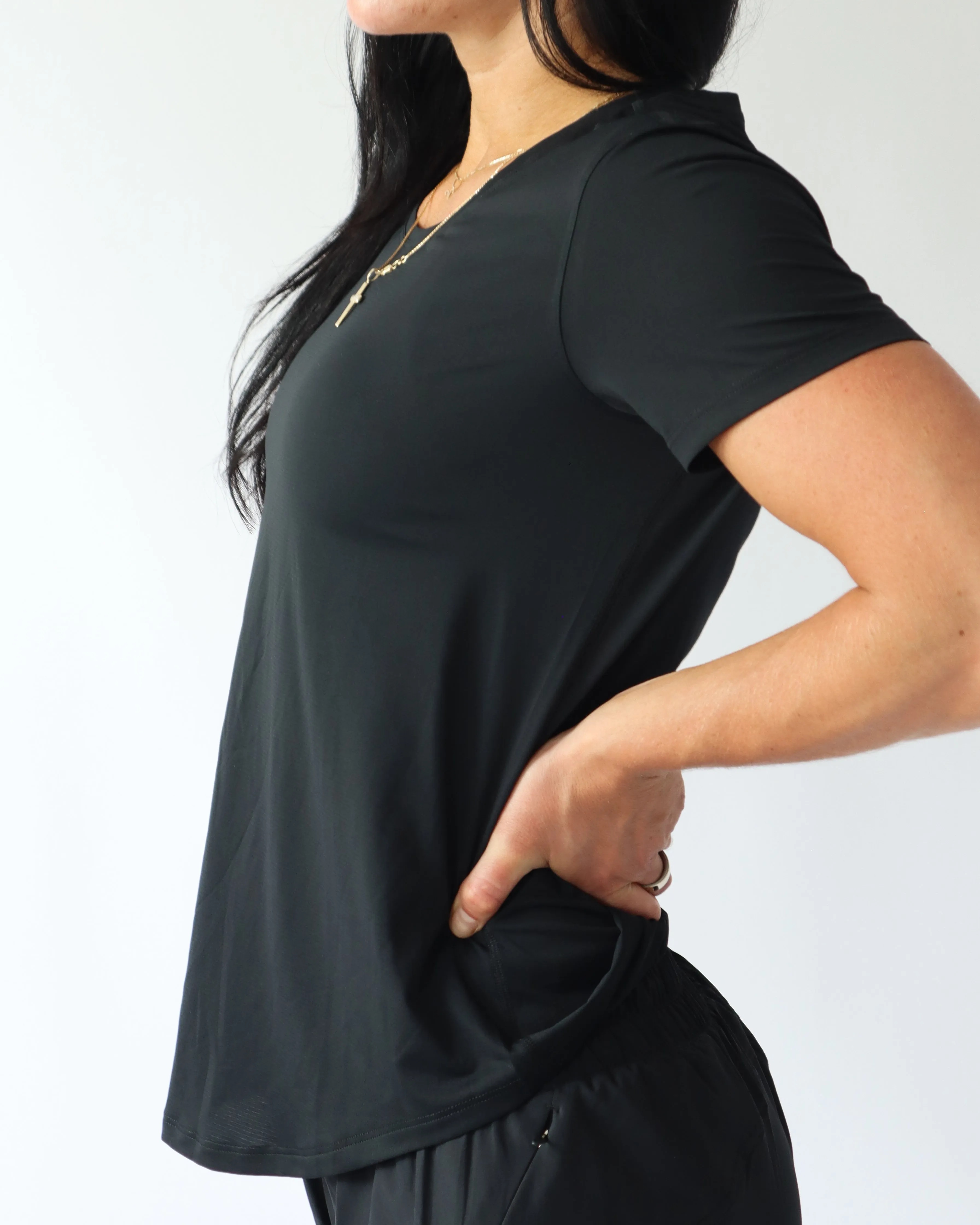 Ultimate Running T-Shirt - Black sold by First Health Apparel product image thumbnail 3