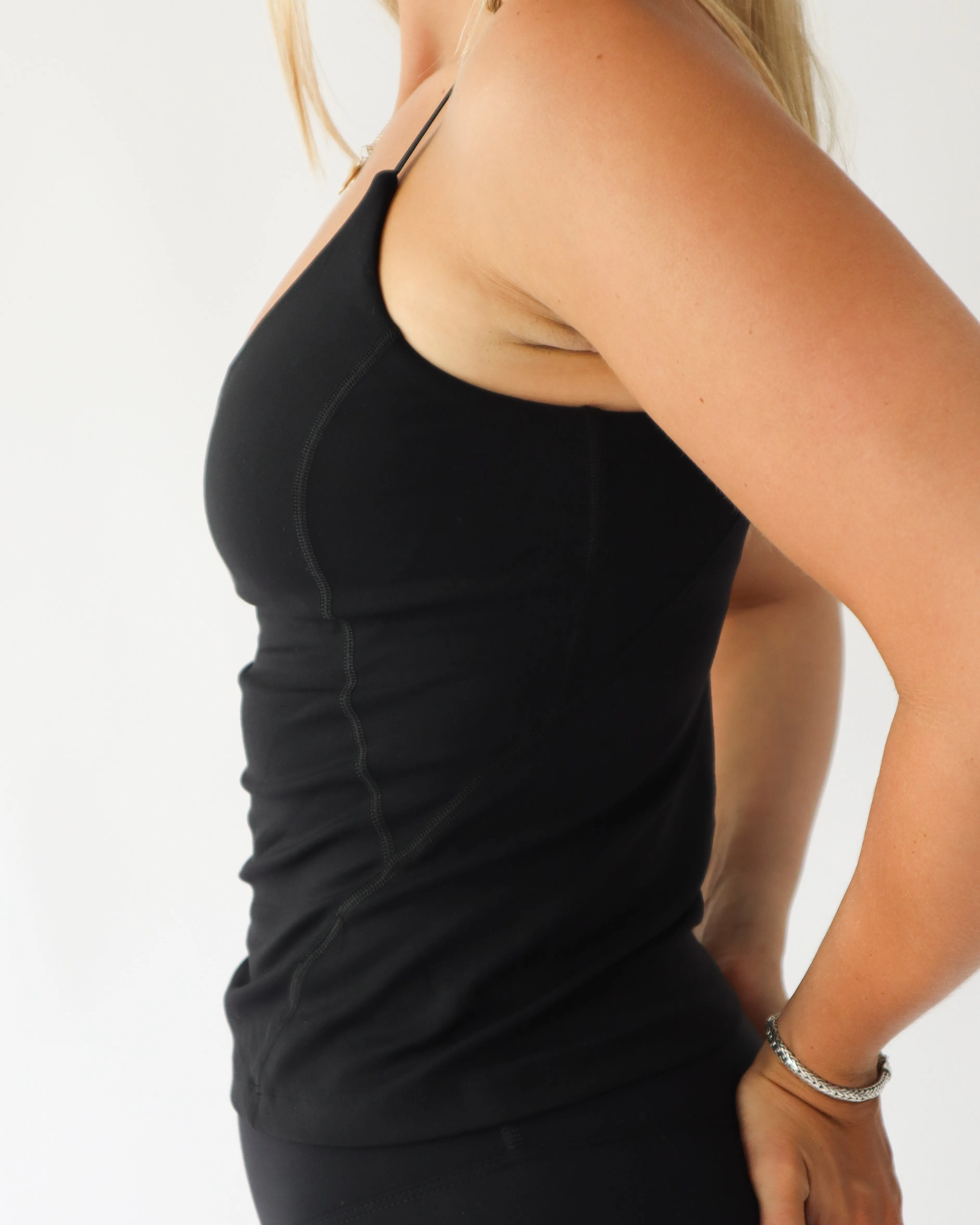 Everyday Camisole Top - Black sold by First Health Apparel product image thumbnail 3