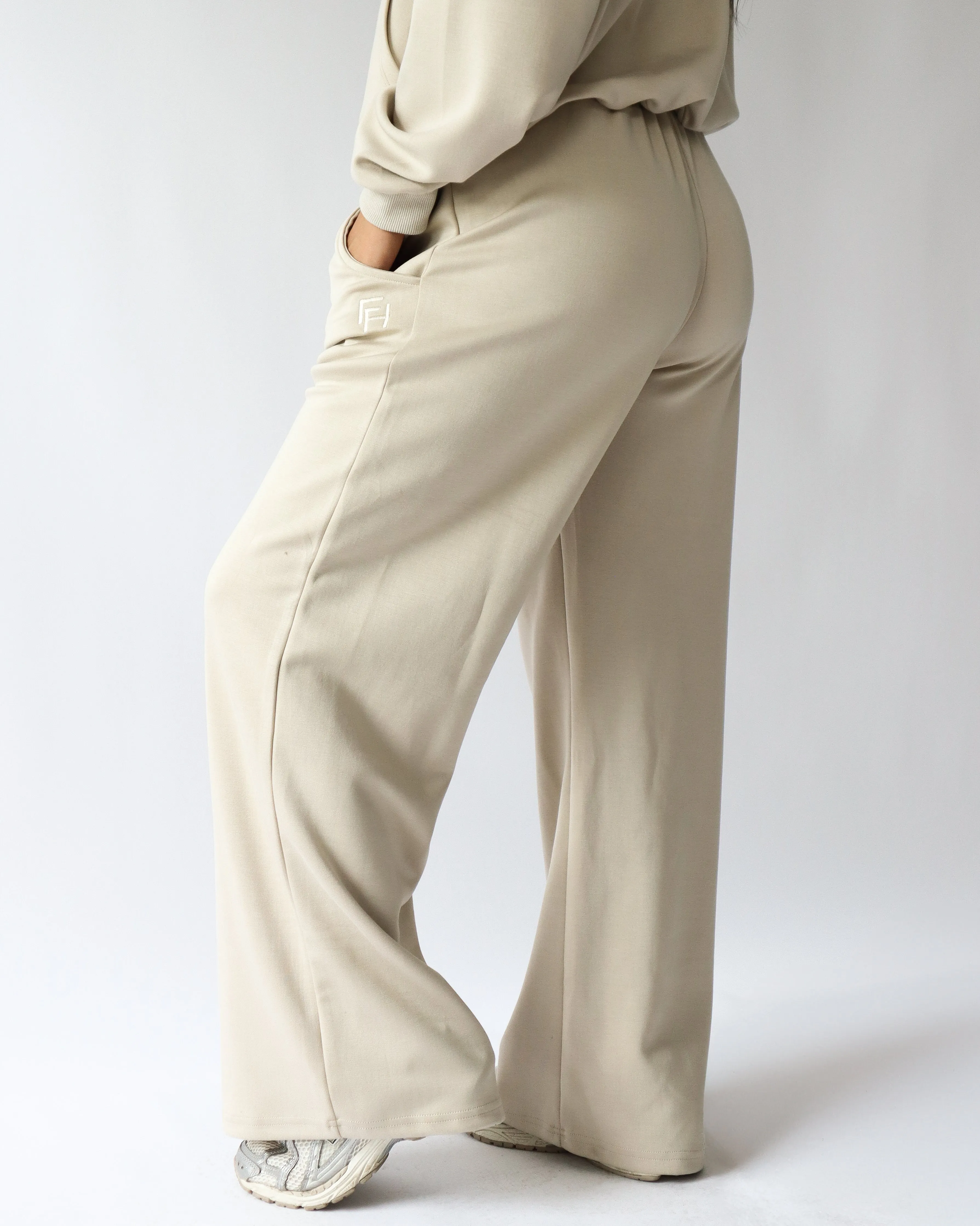 CloudFlex Wide-Leg Pant - Sand sold by First Health Apparel product image thumbnail 4