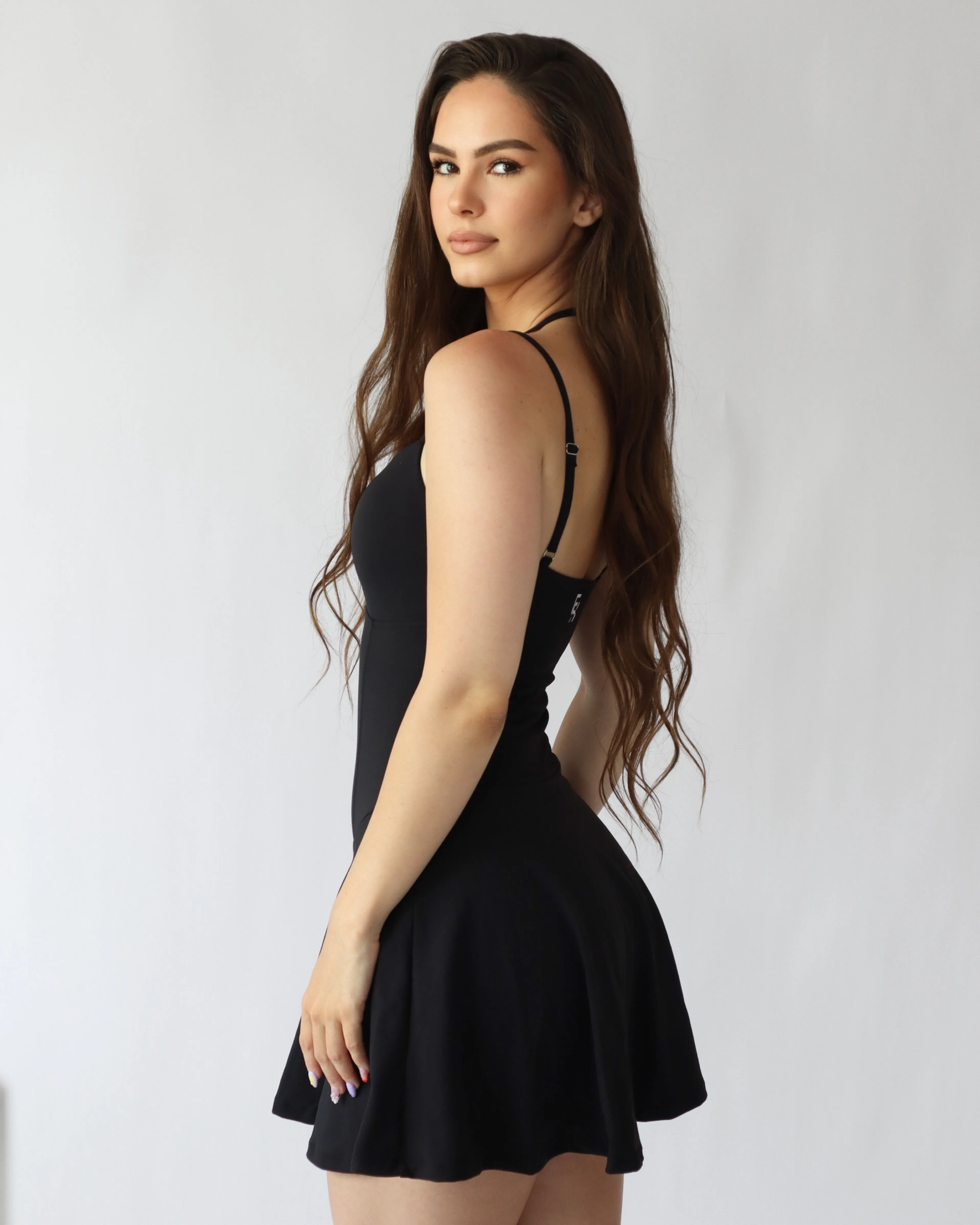 UltraSoft Mini Sport Dress - Black sold by First Health Apparel product image thumbnail 5