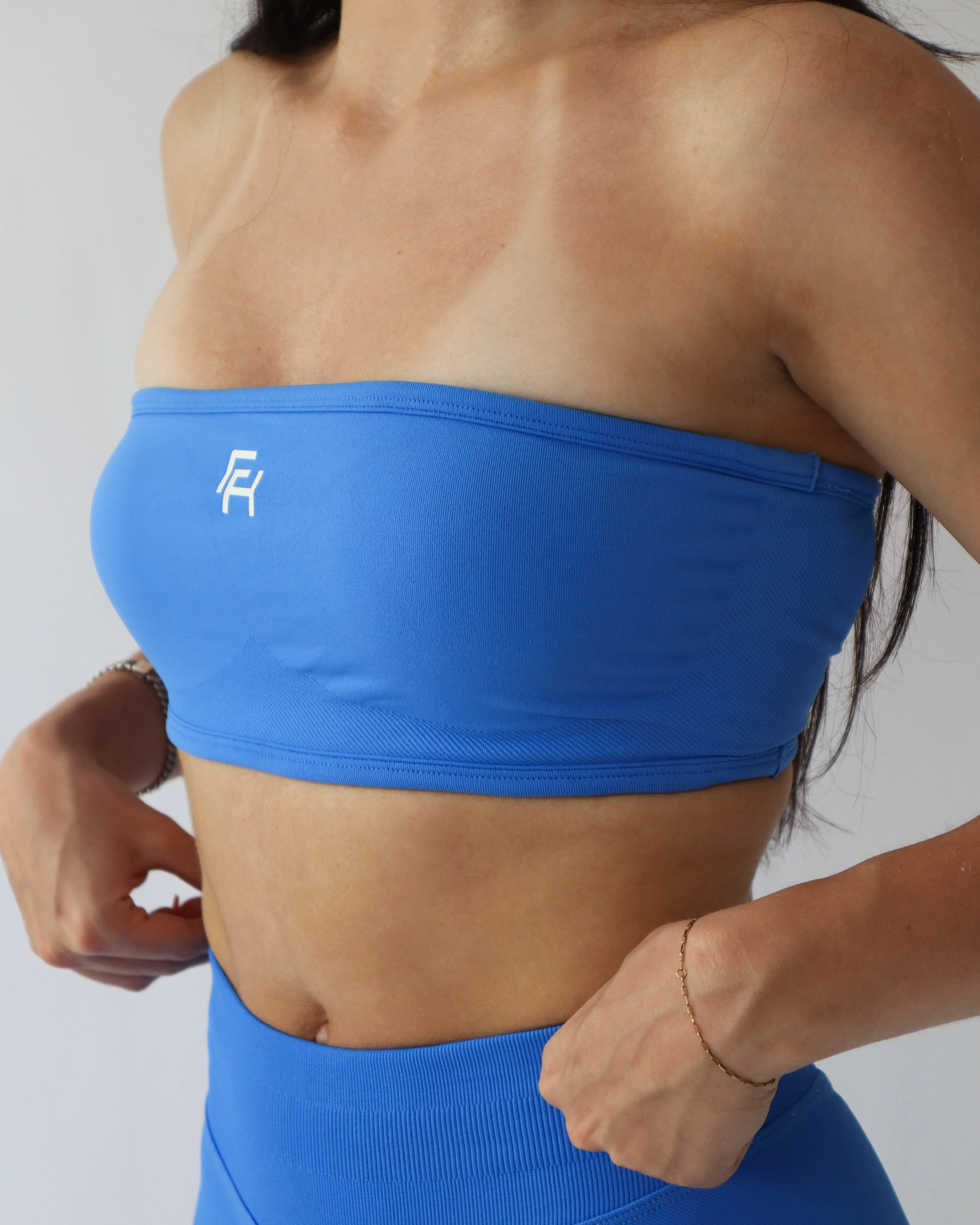 Ascend Bandeau Sports Bra - Blueberry sold by First Health Apparel product image thumbnail 3