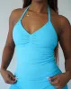 Ascend Halter Tank Top - Aqua sold by First Health Apparel