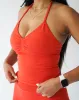 Ascend Halter Tank Top - Poppy sold by First Health Apparel