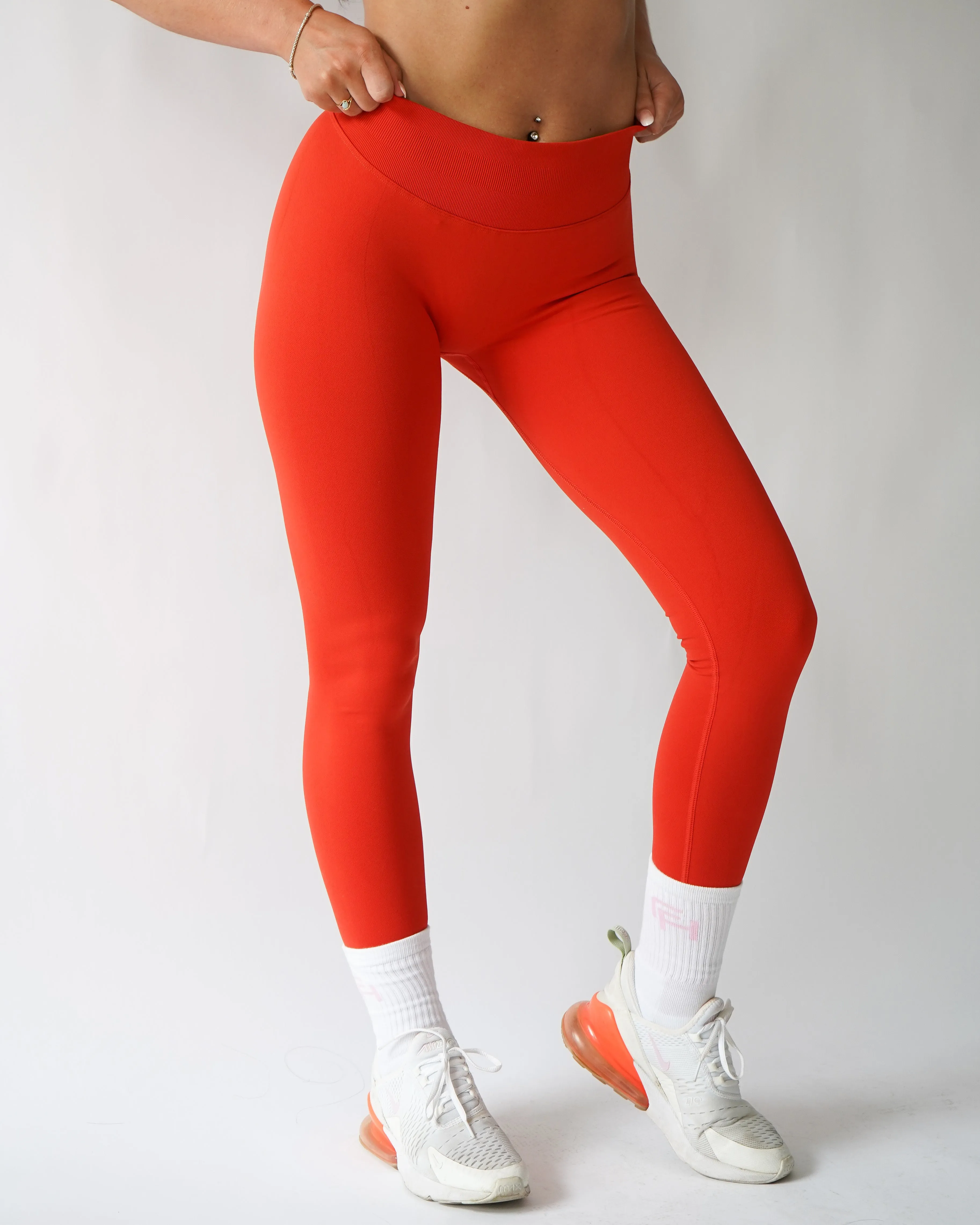 Ascend Leggings 27" - Poppy sold by First Health Apparel product image thumbnail 3
