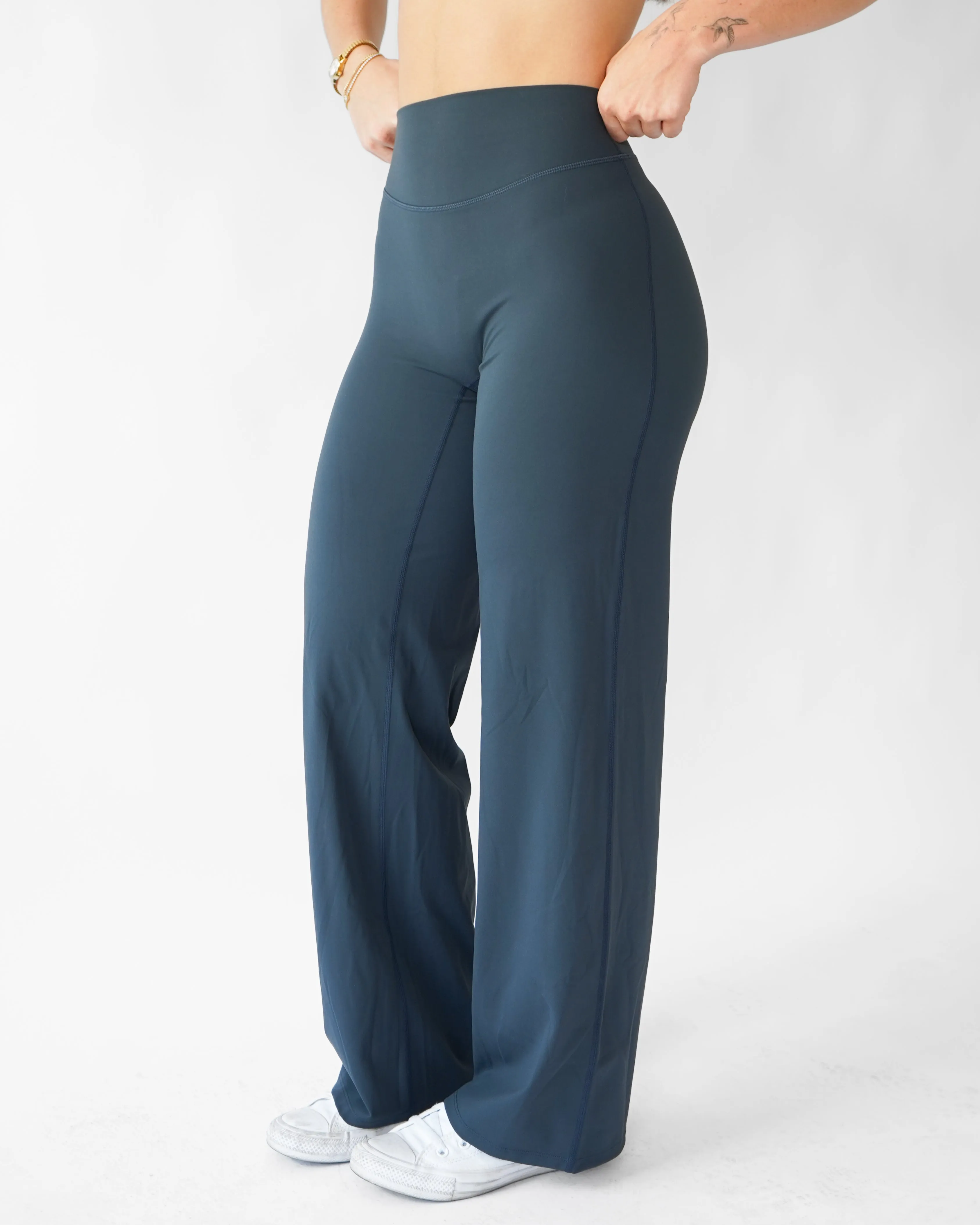 Hatha Straight Leg Pants - Navy sold by First Health Apparel product image thumbnail 4