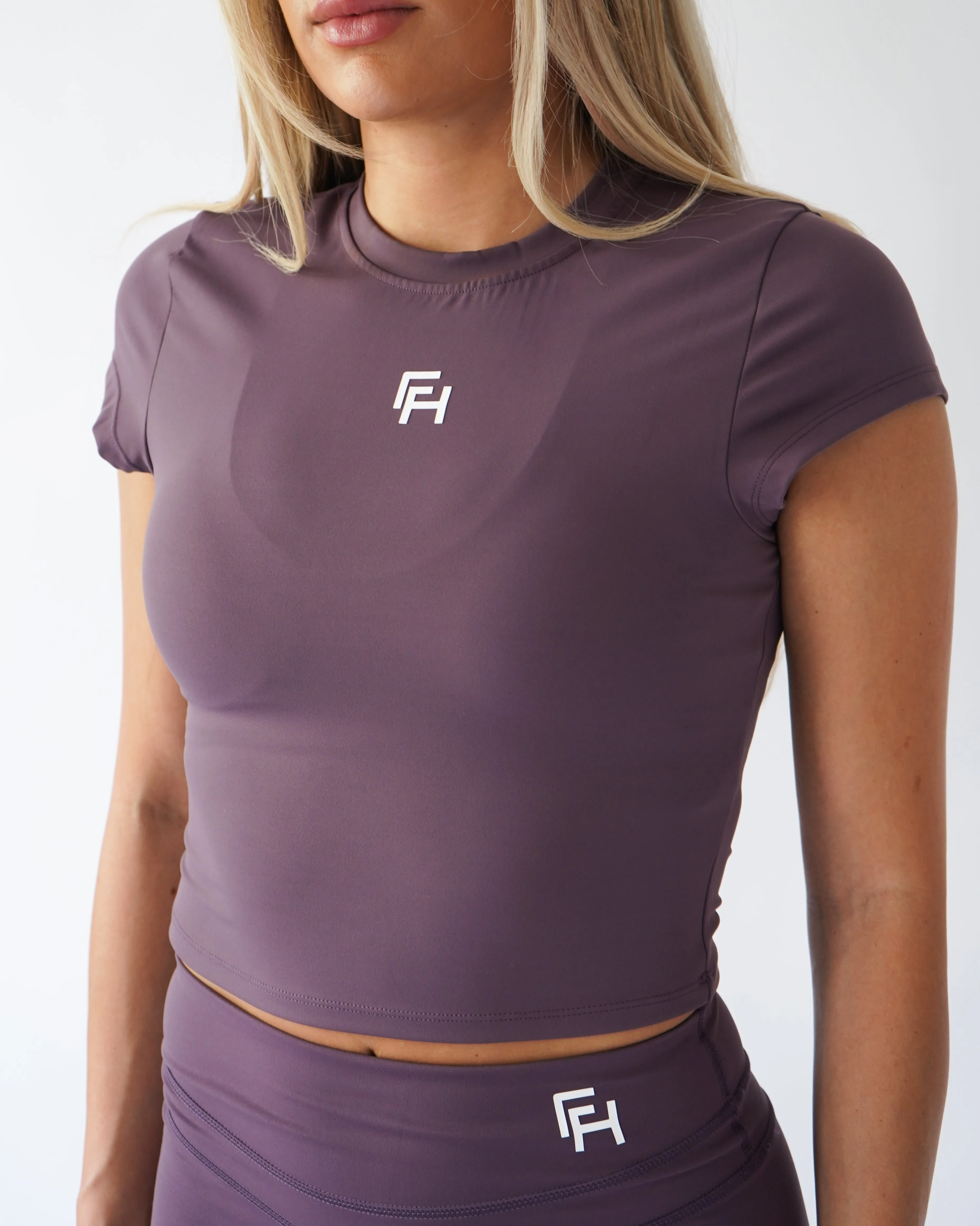 Effortless Tee - Violet Mauve sold by First Health Apparel product image thumbnail 4