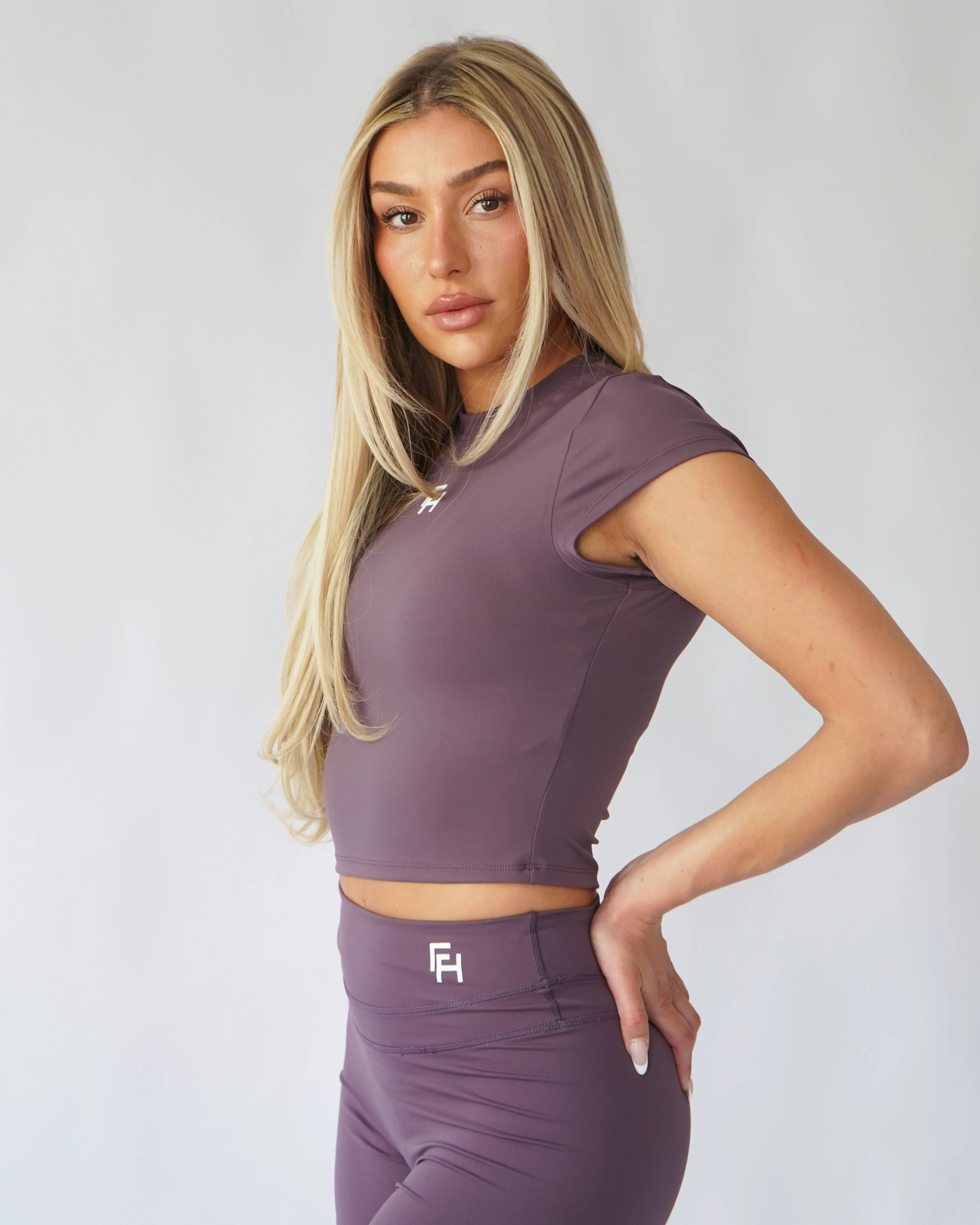 Effortless Tee - Violet Mauve sold by First Health Apparel