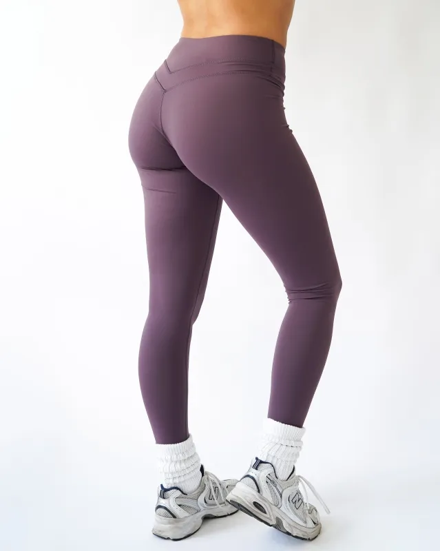 Effortless High-Rise Leggings 26" - Violet Mauve sold by First Health Apparel