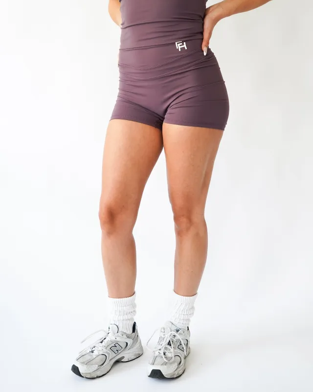 Effortless Shorts 4.5" - Violet Mauve sold by First Health Apparel