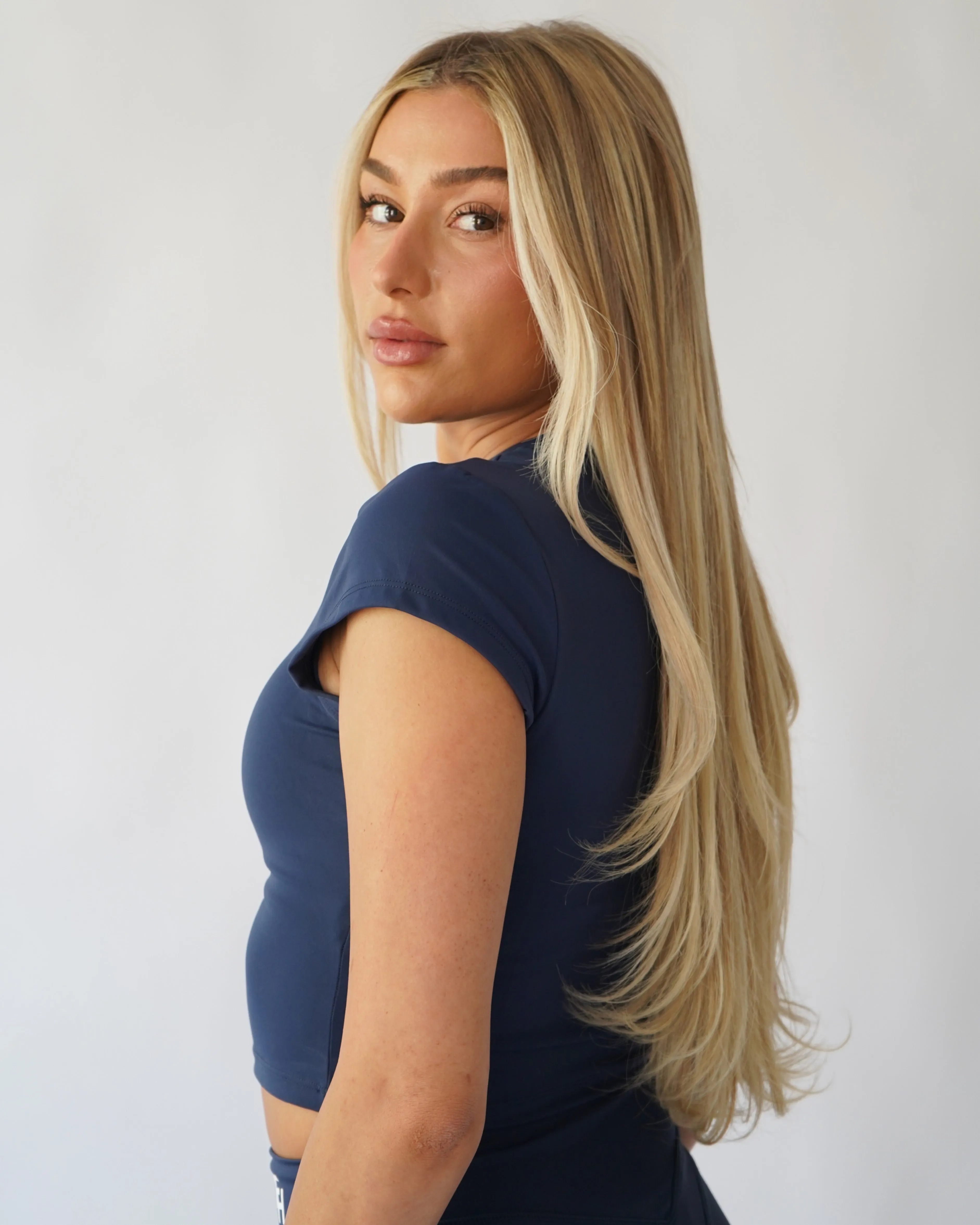 Effortless Tee - Navy sold by First Health Apparel product image thumbnail 3