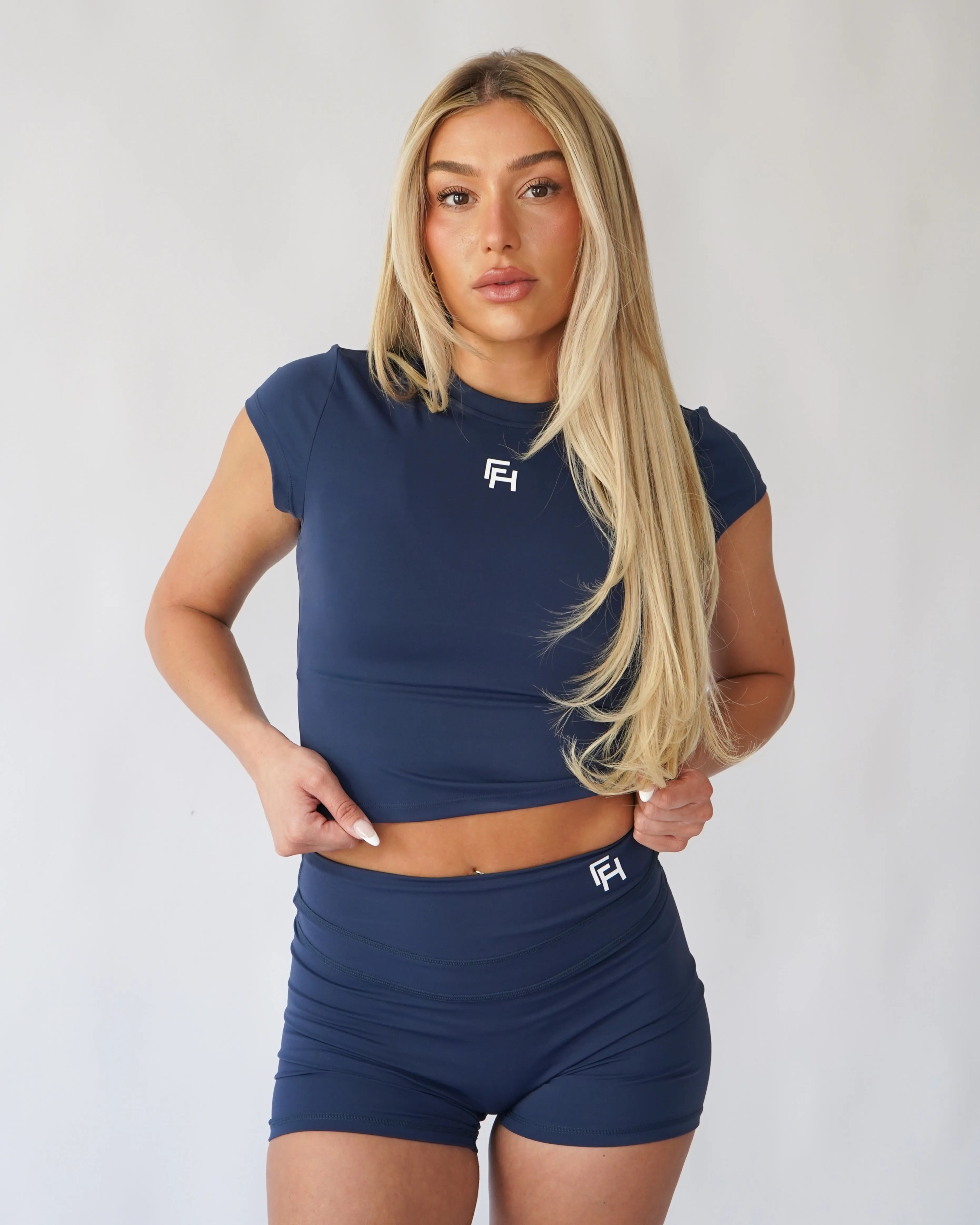 Effortless Tee - Navy sold by First Health Apparel