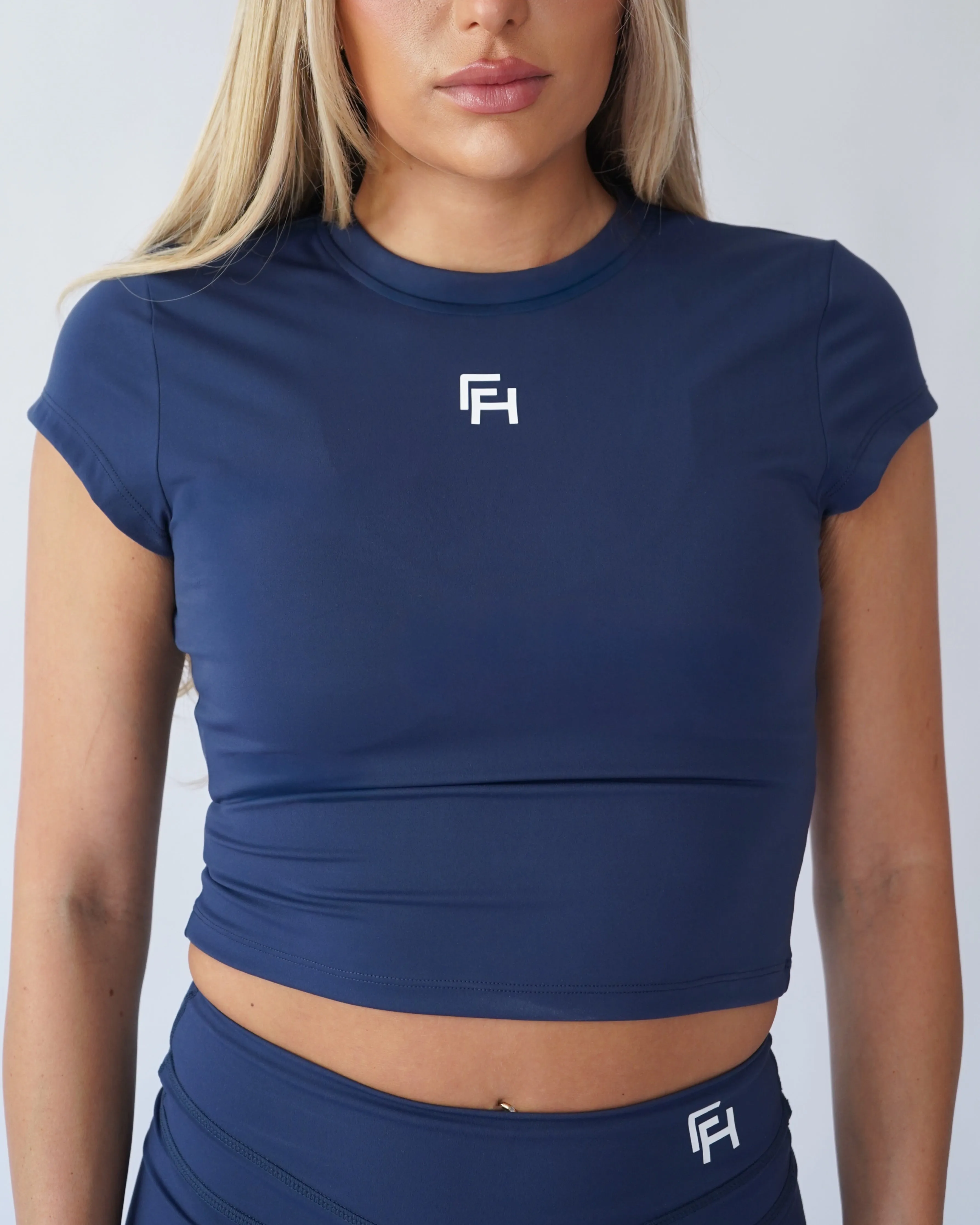 Effortless Tee - Navy sold by First Health Apparel product image thumbnail 2