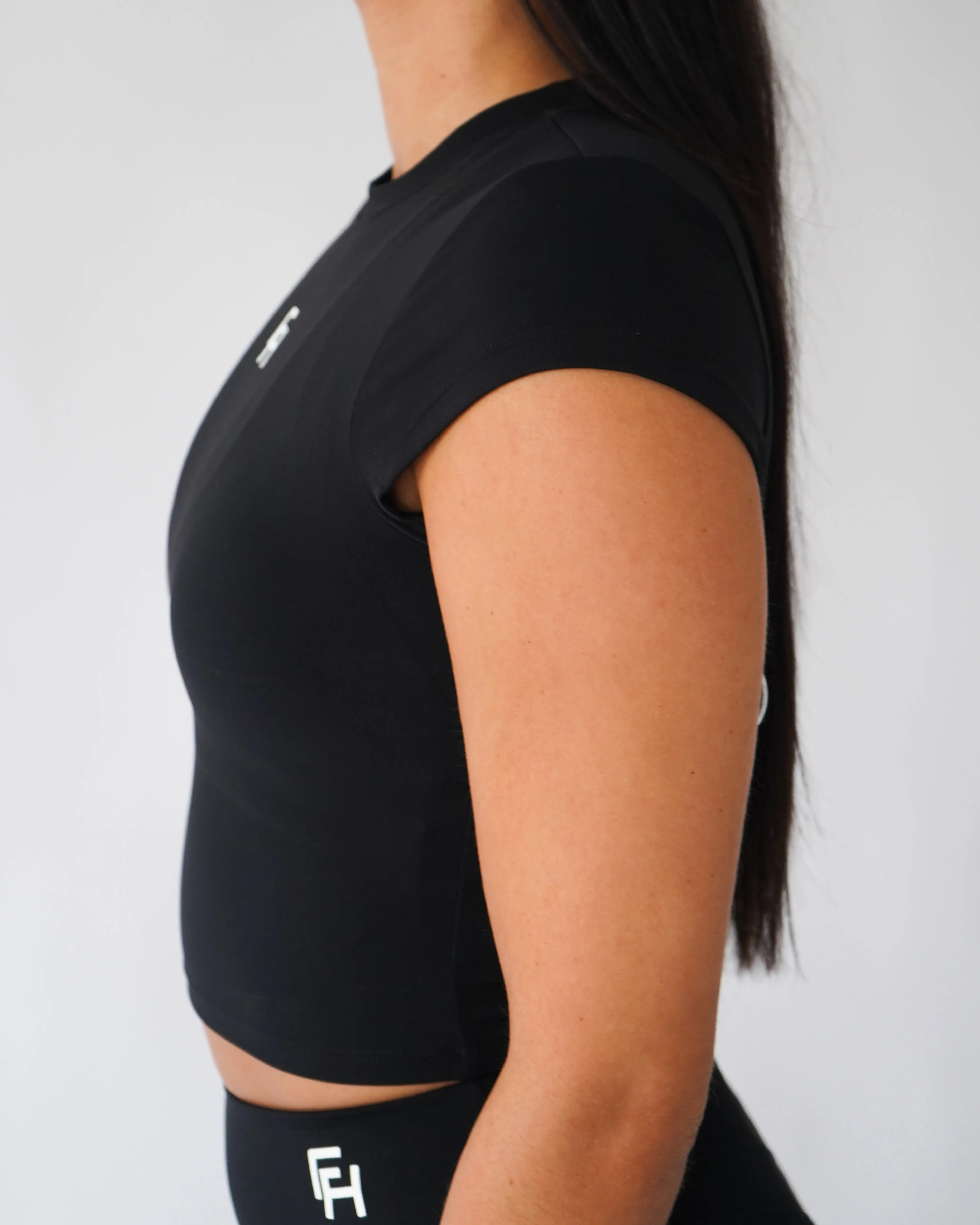 Effortless Tee - Black sold by First Health Apparel product image thumbnail 3