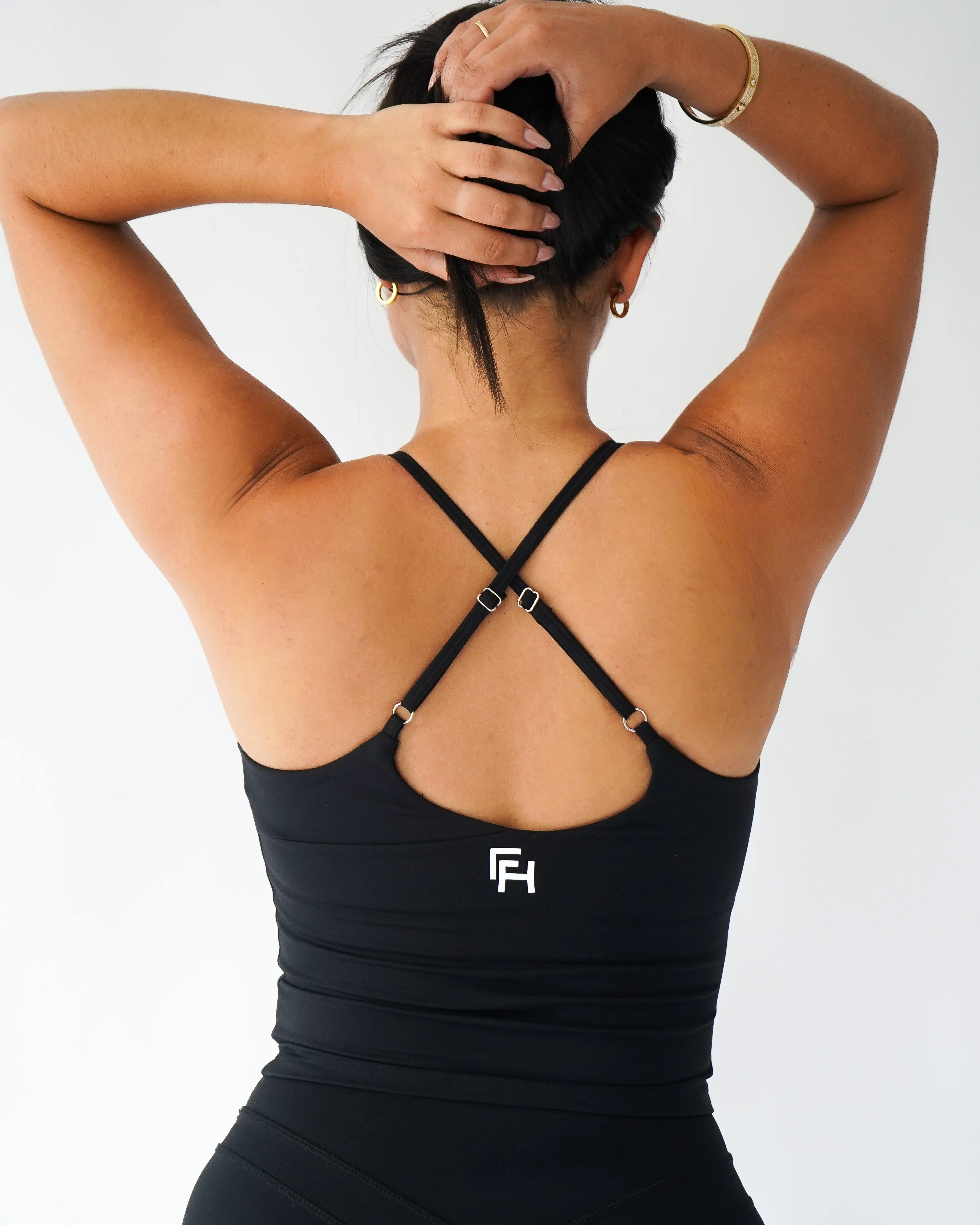 Effortless Adjustable Tank Top - Black sold by First Health Apparel product image thumbnail 2