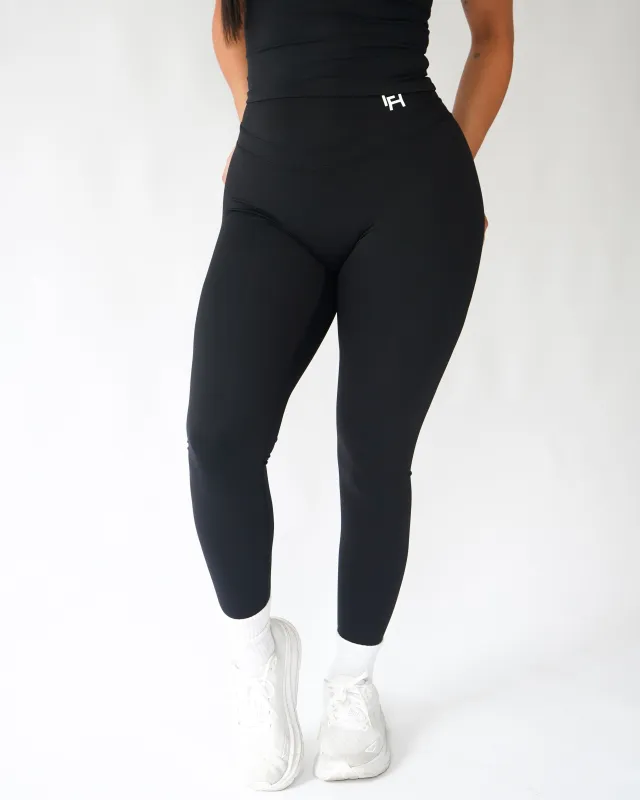Effortless High-Rise Leggings 26" - Black sold by First Health Apparel