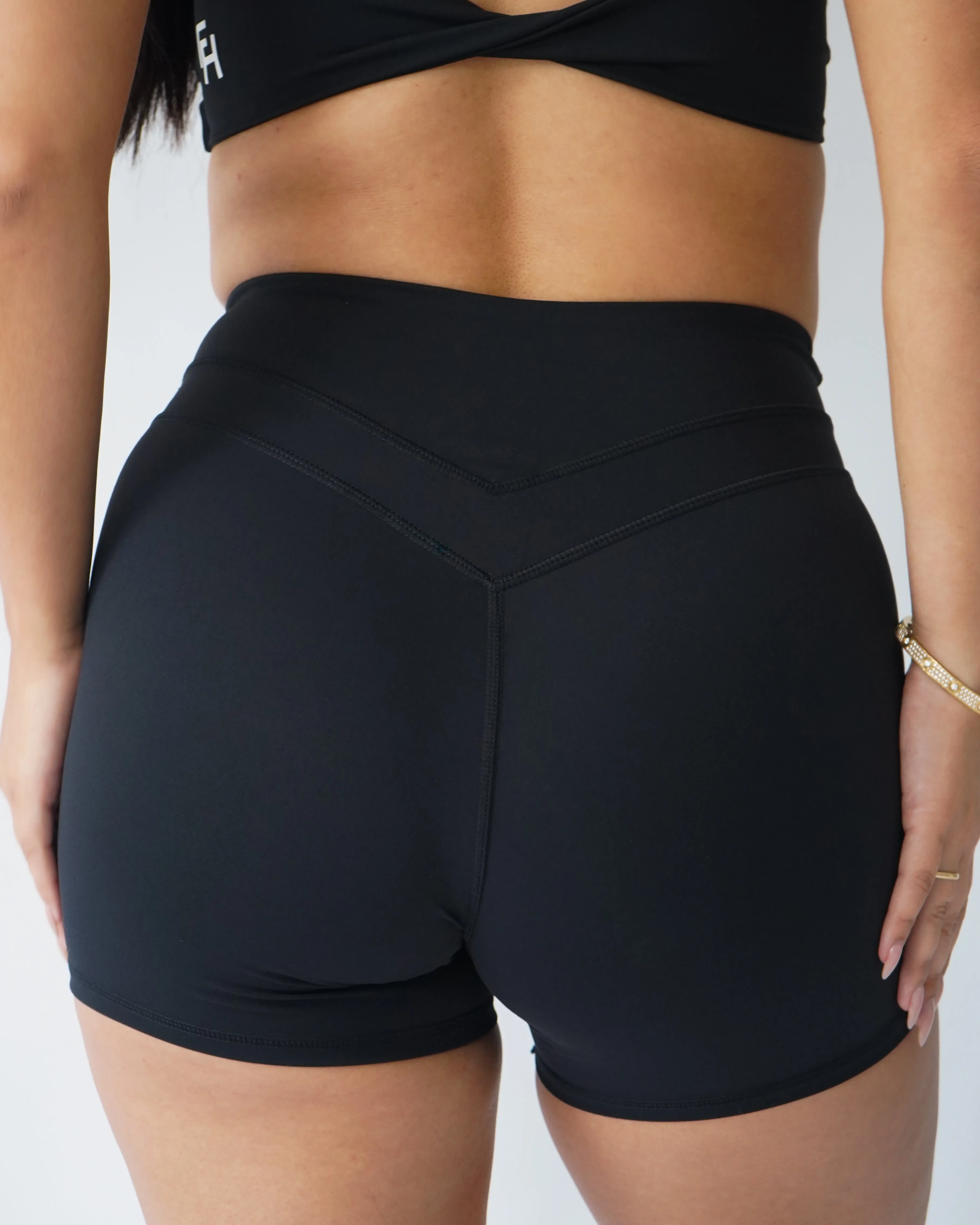 Effortless Shorts 4.5" - Black sold by First Health Apparel product image thumbnail 3
