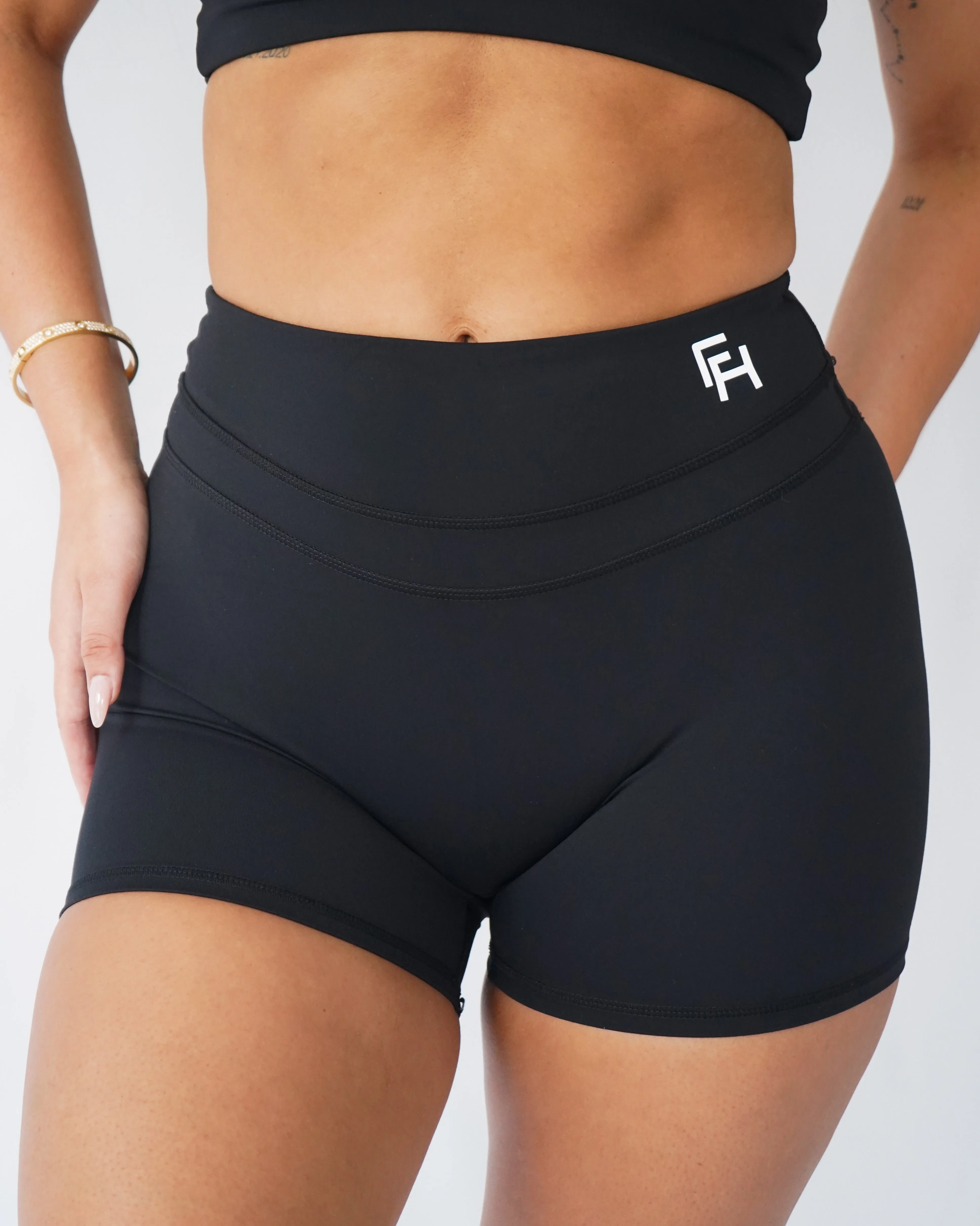 Effortless Shorts 4.5" - Black sold by First Health Apparel product image thumbnail 2