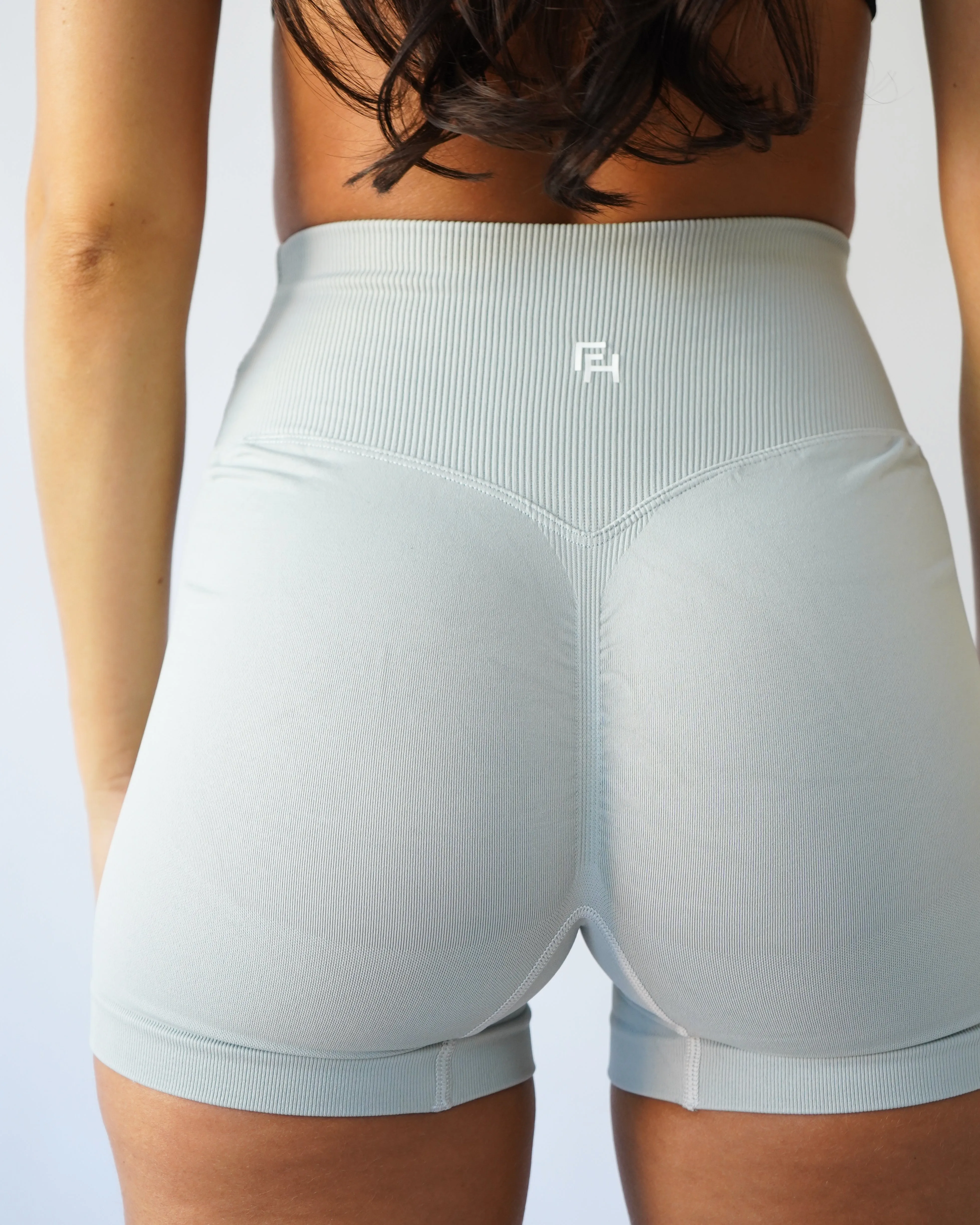 Enhance Contour V-Waist Shorts 4" - Ash sold by First Health Apparel product image thumbnail 3