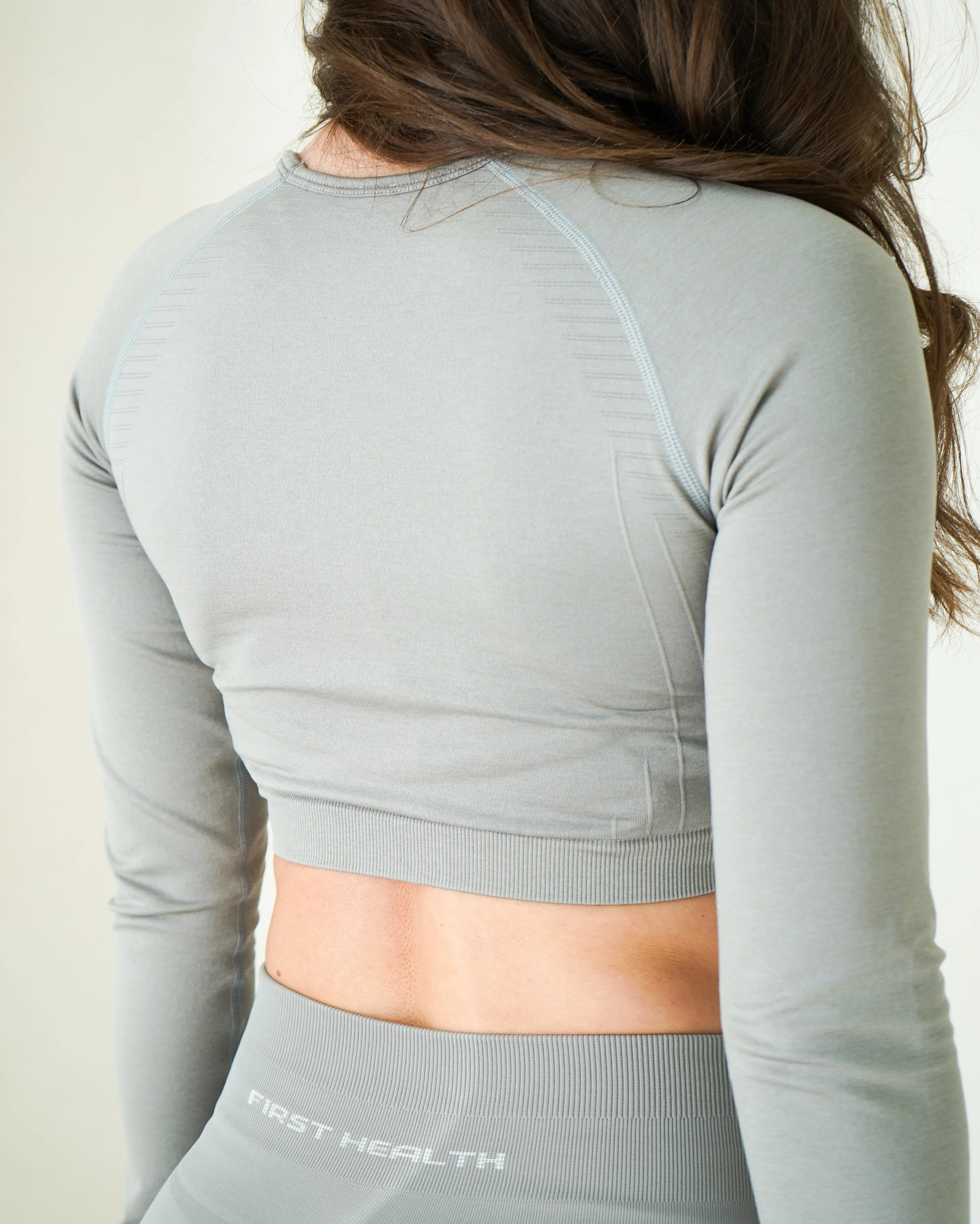 Enhance Cropped Long Sleeve - Space sold by First Health Apparel product image thumbnail 4