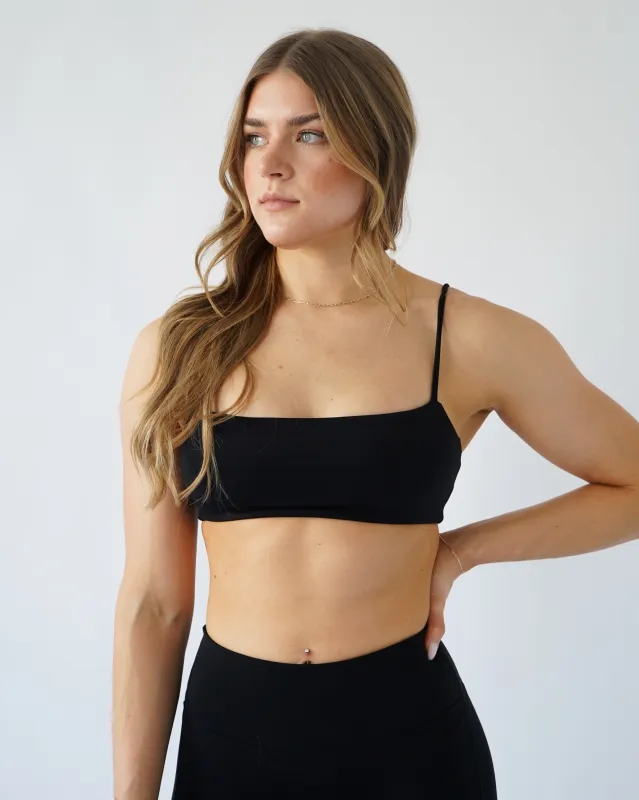 Define Bandeau Sports Bra - Black sold by First Health Apparel