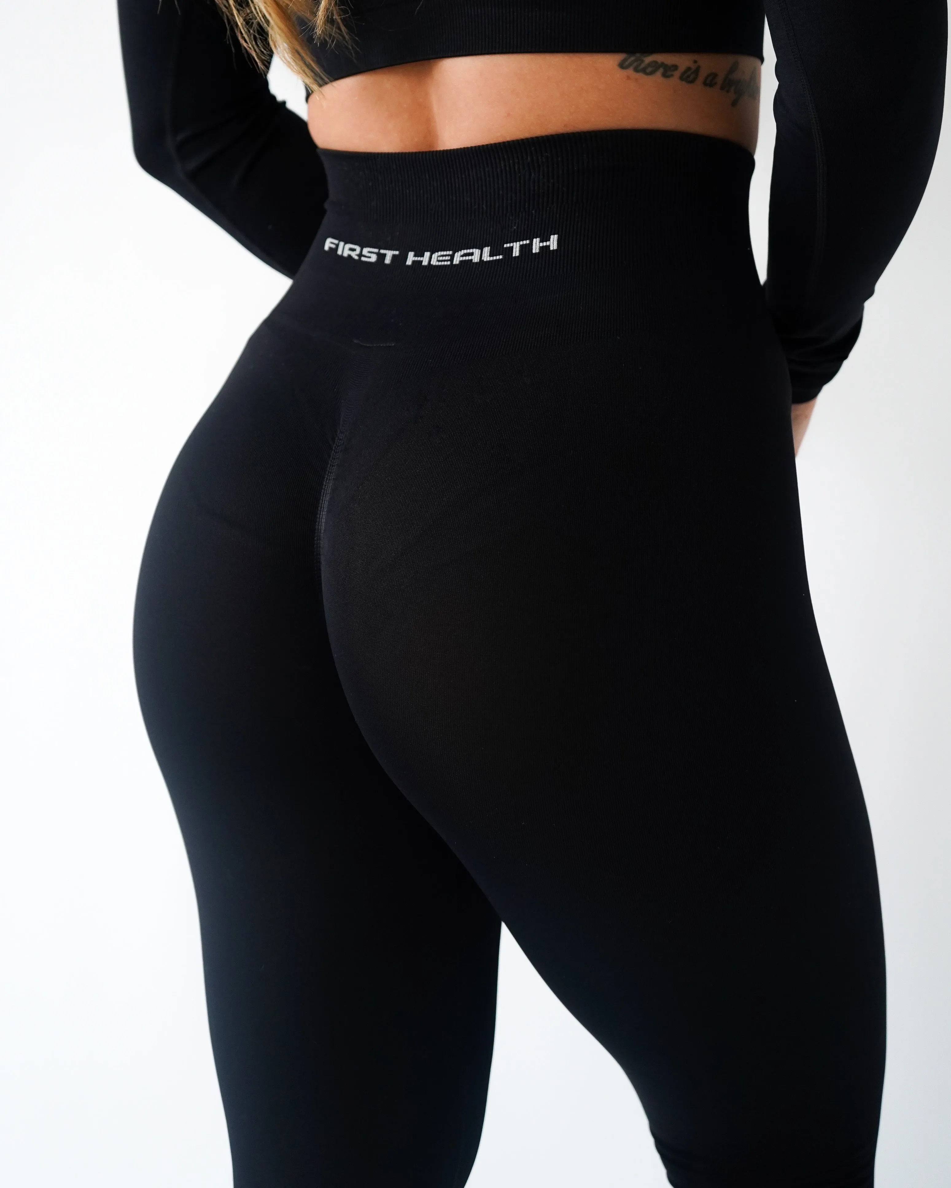 Enhance Leggings 25" - Licorice sold by First Health Apparel product image thumbnail 2