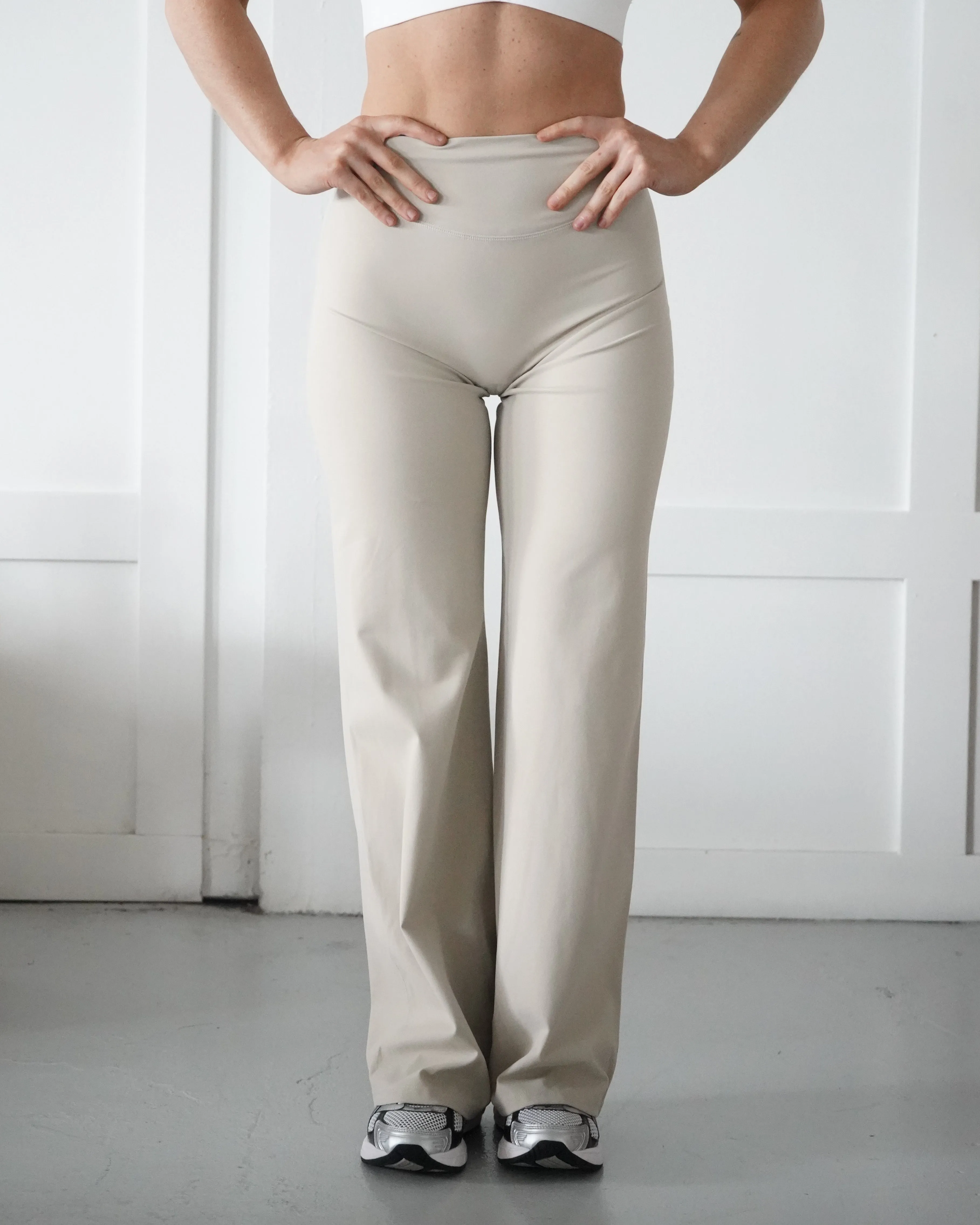 Hatha Straight Leg Pants - Sand sold by First Health Apparel
