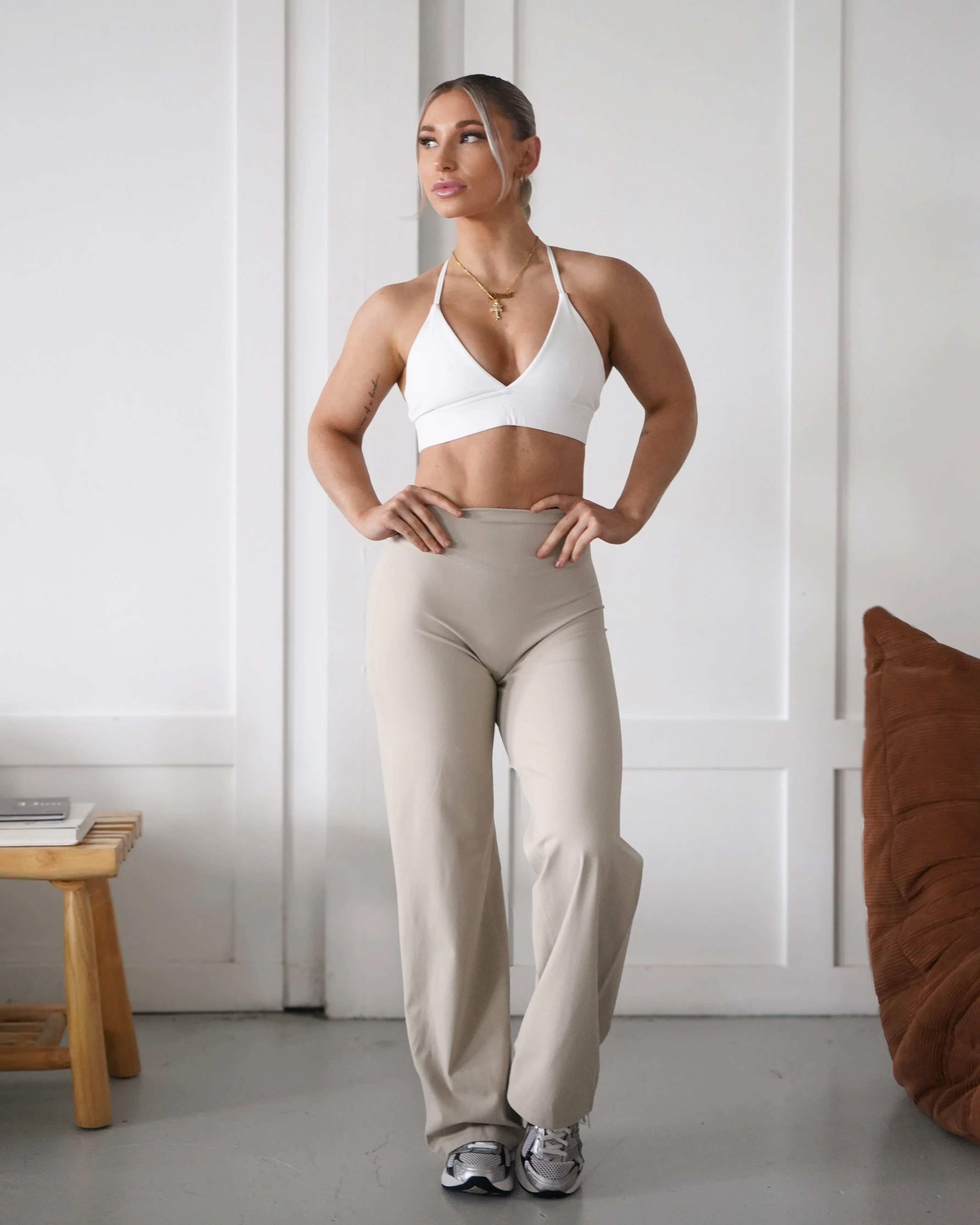 Hatha Straight Leg Pants - Sand sold by First Health Apparel product image thumbnail 2