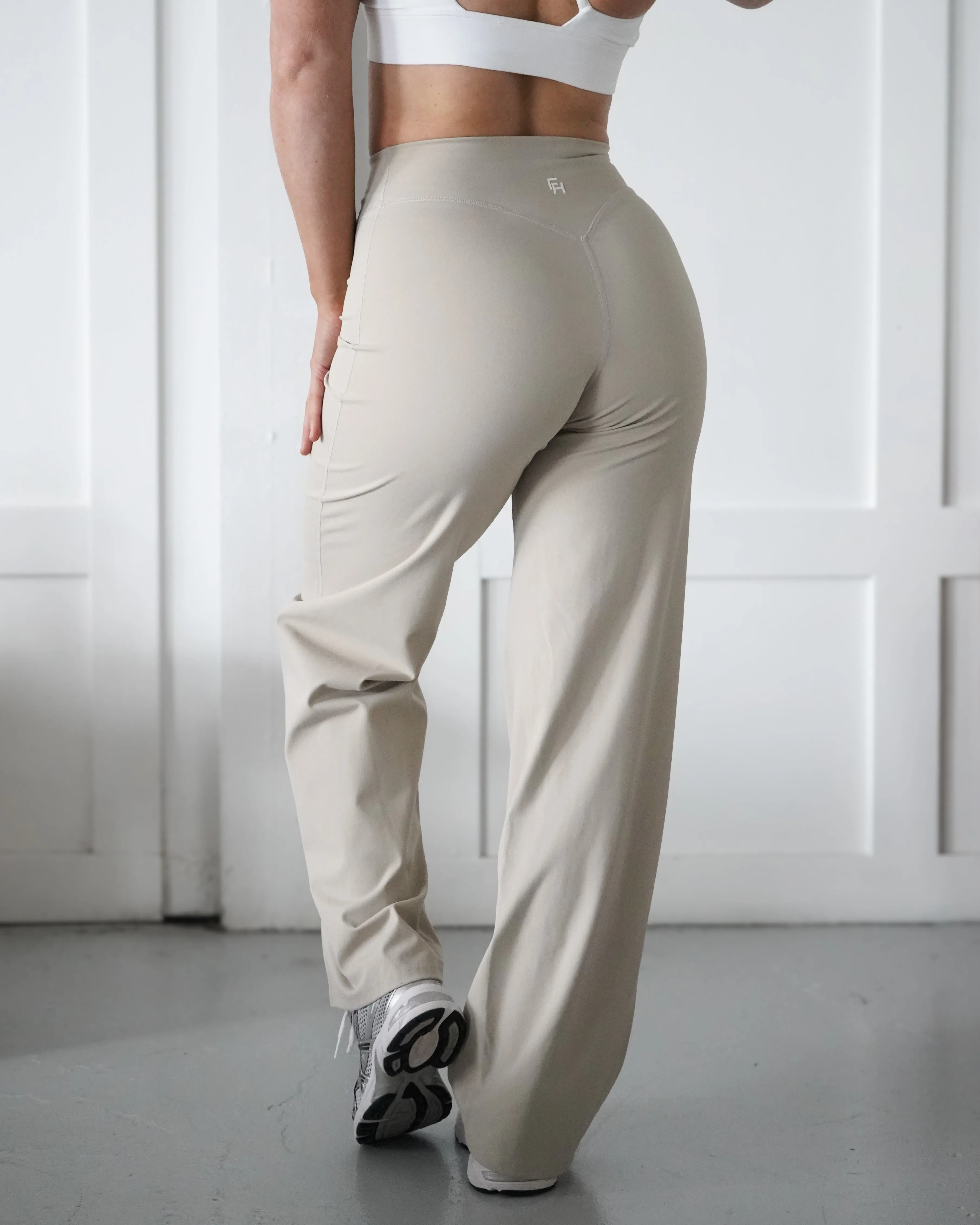 Hatha Straight Leg Pants - Sand sold by First Health Apparel product image thumbnail 3