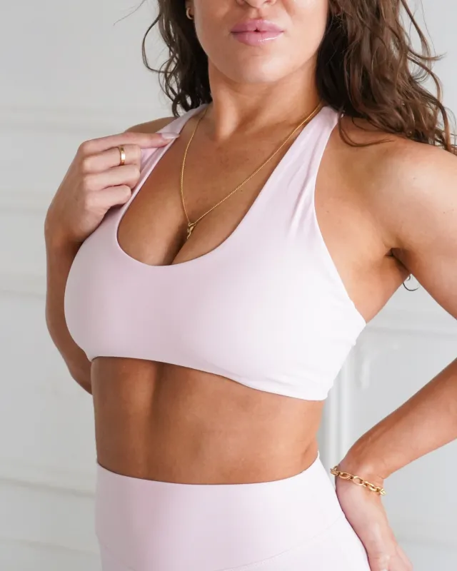 Hatha Racerback Sports Bra - Ballet sold by First Health Apparel
