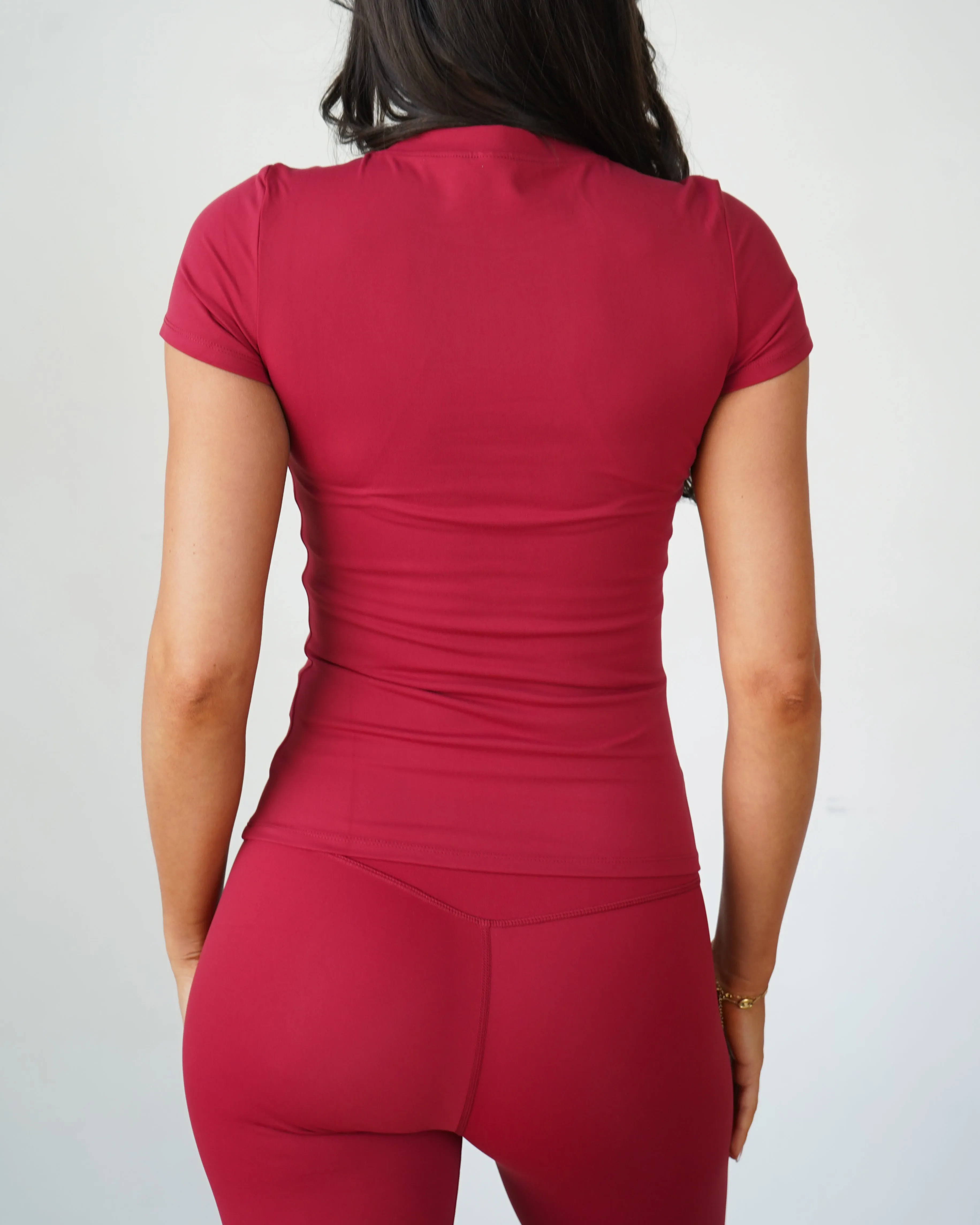 Adapt T-Shirt - Ruby sold by First Health Apparel product image thumbnail 2