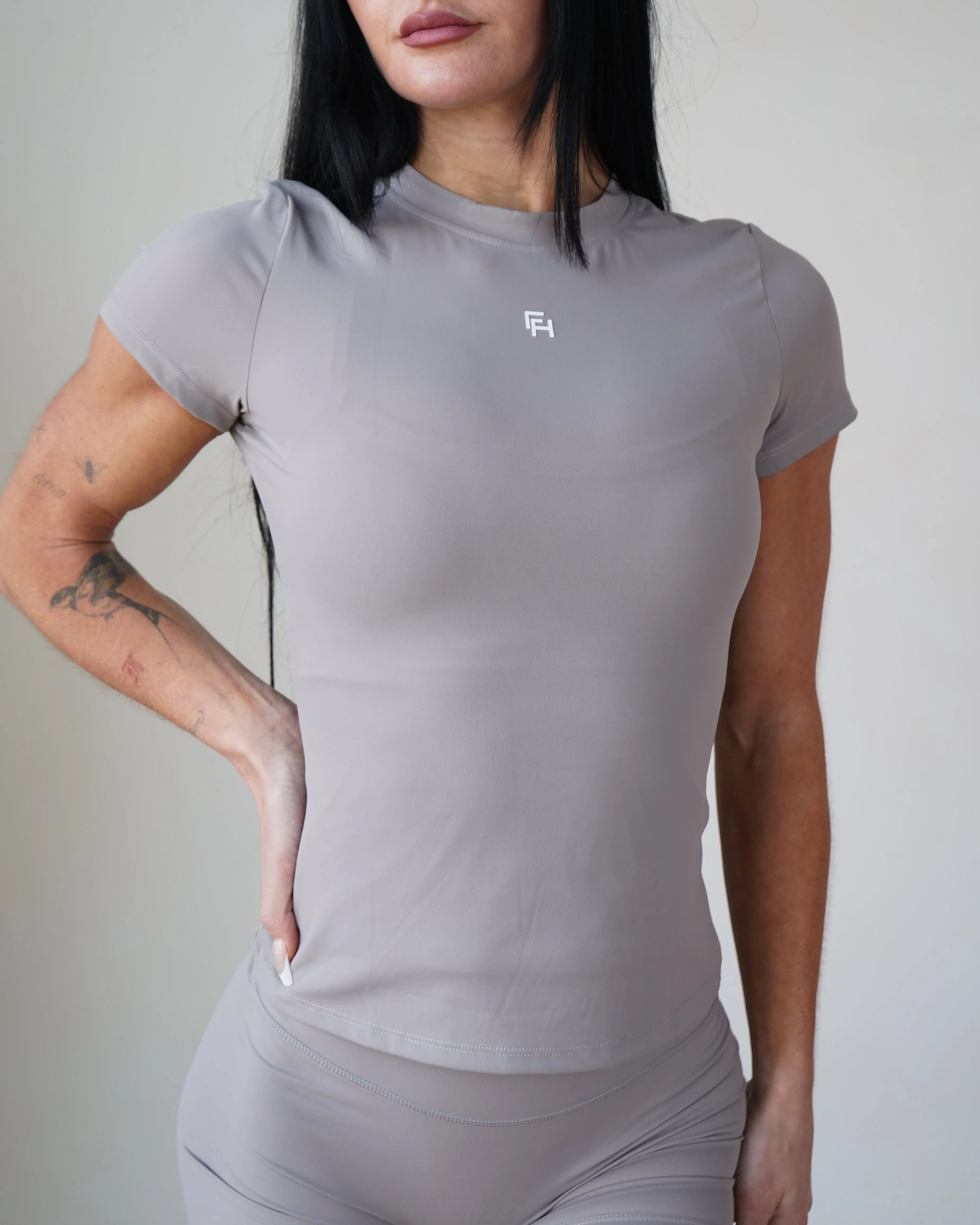 Adapt T-Shirt - Ash sold by First Health Apparel product image thumbnail 3