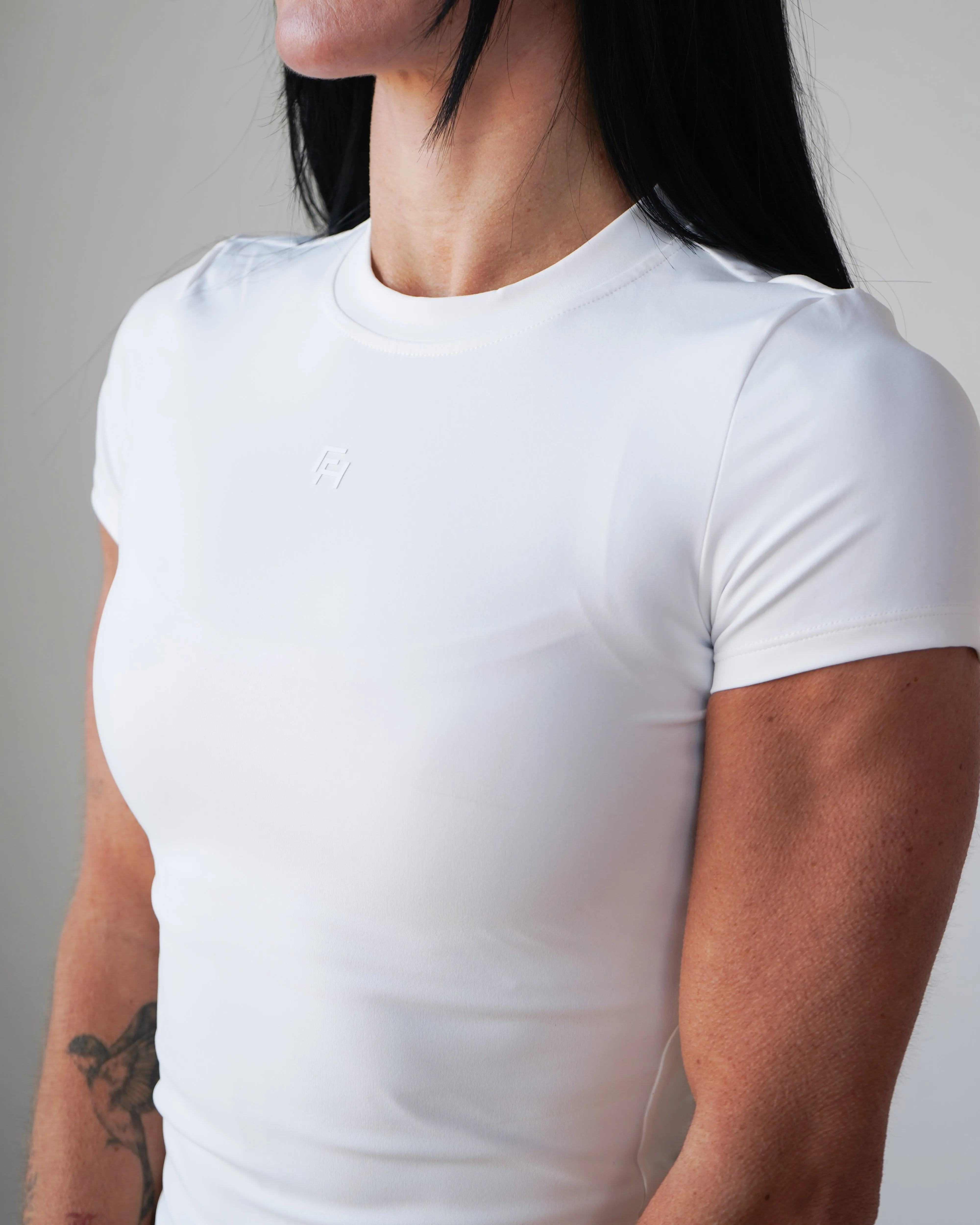 Adapt T-Shirt - White sold by First Health Apparel product image thumbnail 3