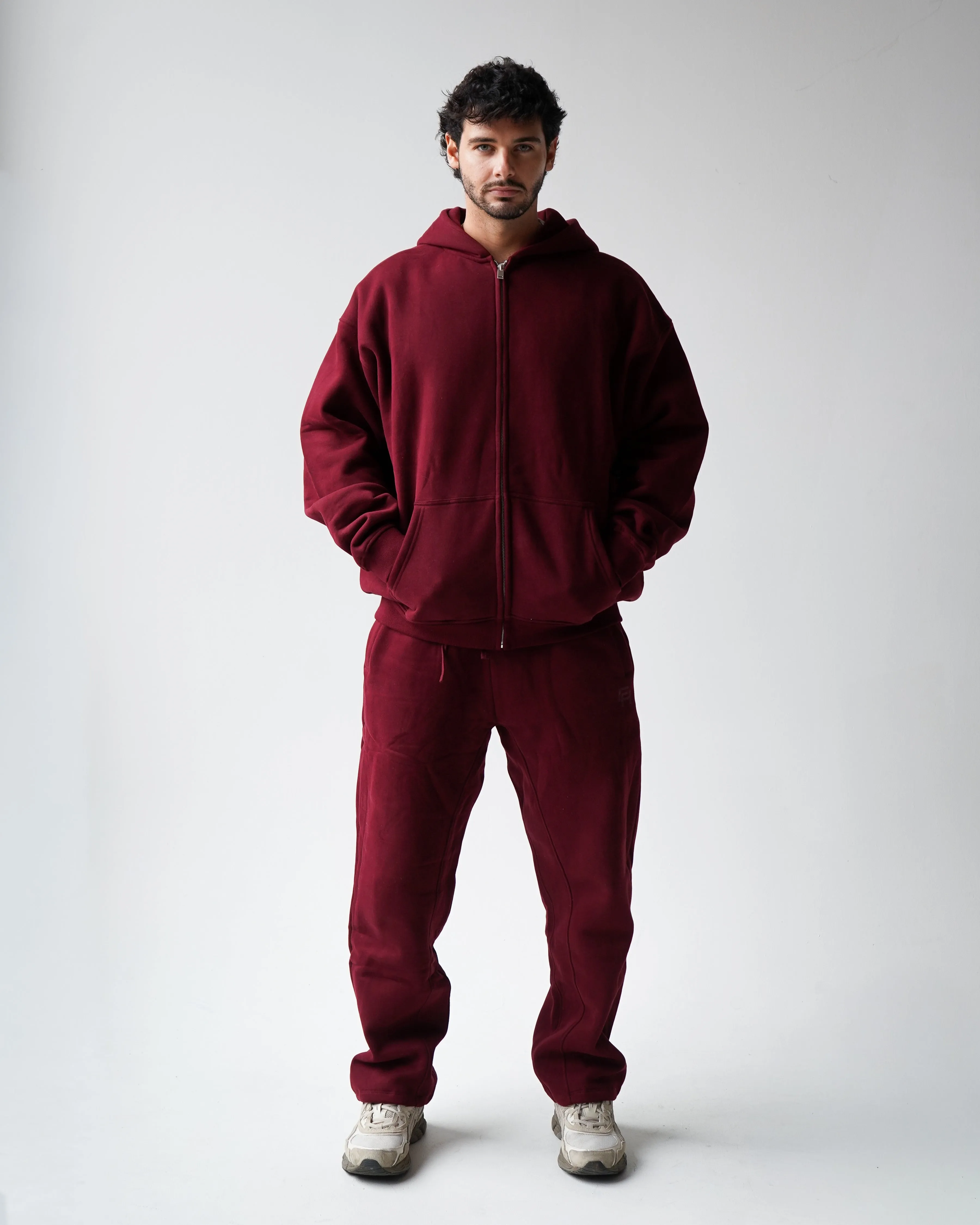 Reset Straight-Leg Sweatpants - Burgundy sold by First Health Apparel product image thumbnail 3