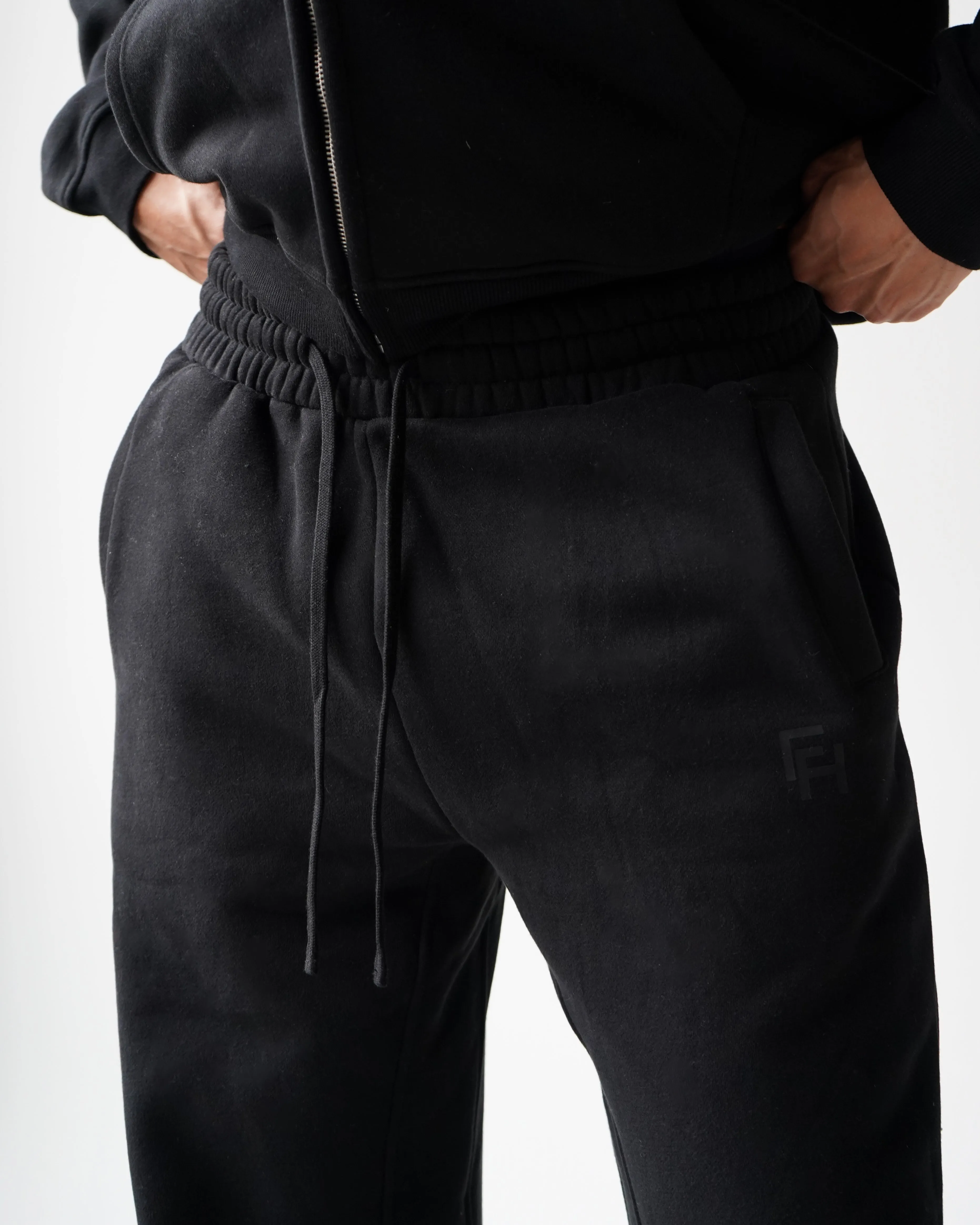 Reset Straight-Leg Sweatpants - Black sold by First Health Apparel product image thumbnail 3