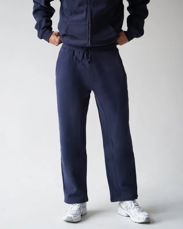 Reset Straight-Leg Sweatpants - Navy sold by First Health Apparel