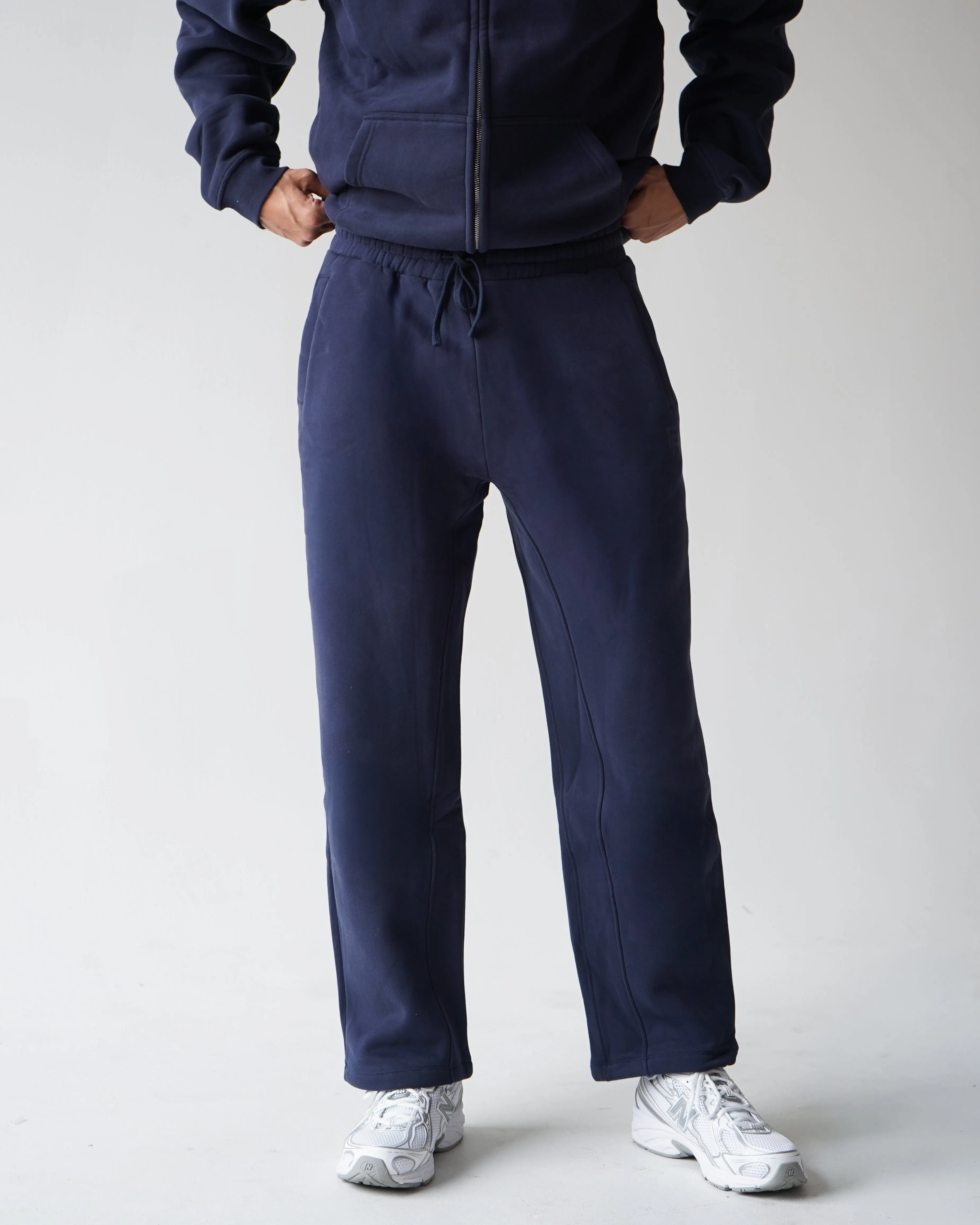 Reset Straight-Leg Sweatpants - Navy sold by First Health Apparel