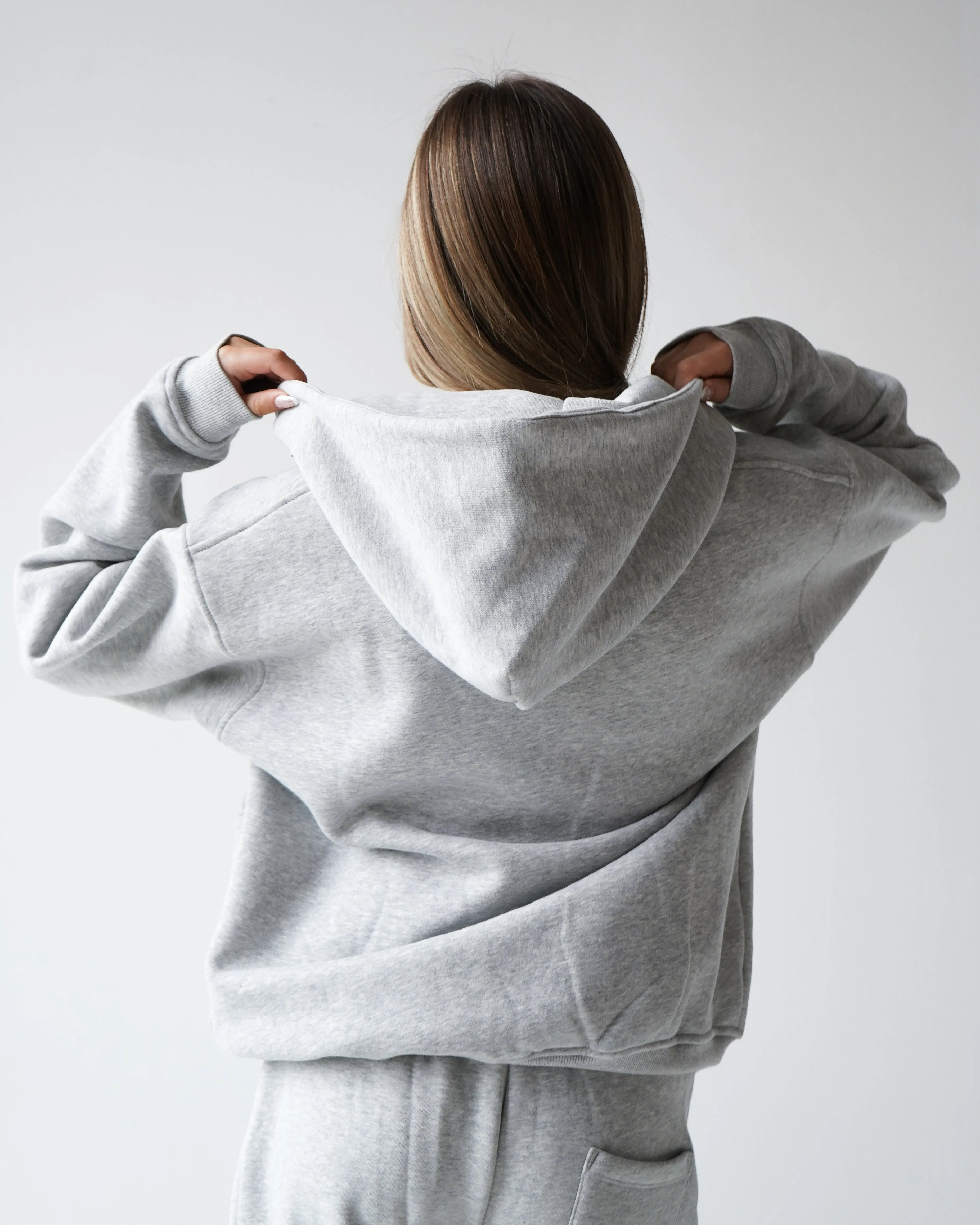 Reset Zip-Up Hoodie - Heather Gray sold by First Health Apparel product image thumbnail 3