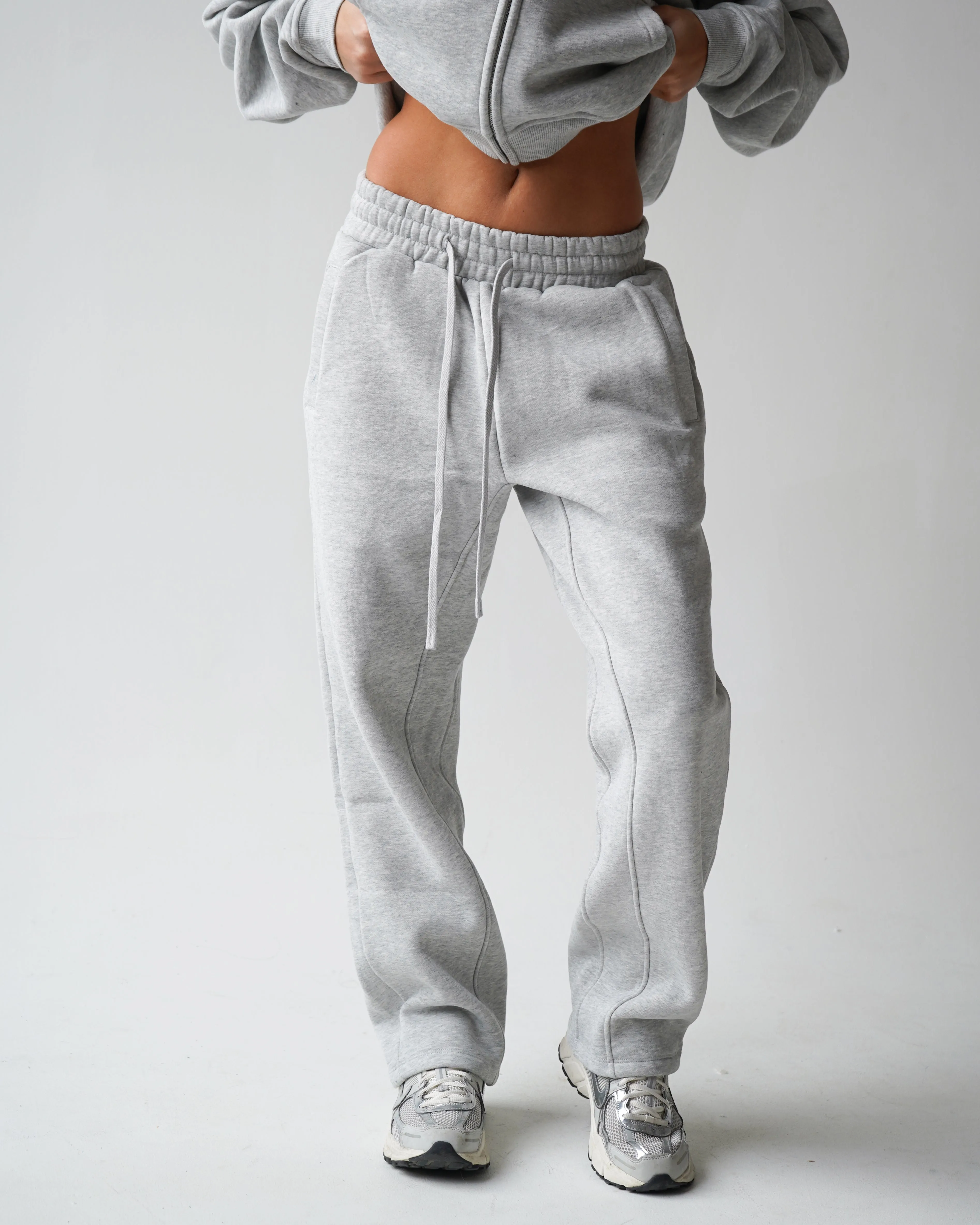Reset Straight-Leg Sweatpants - Heather Gray sold by First Health Apparel