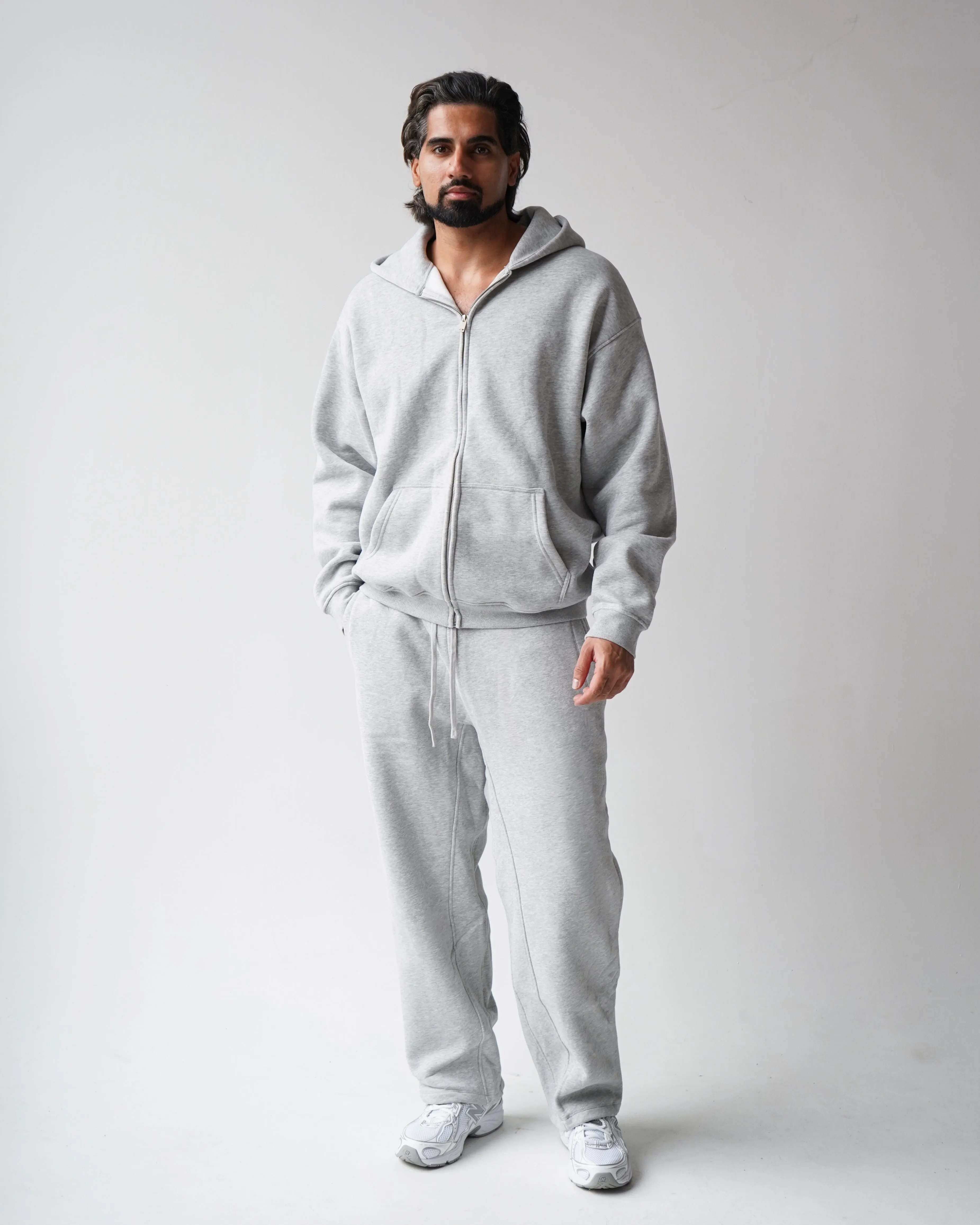 Reset Zip-Up Hoodie - Heather Gray sold by First Health Apparel product image thumbnail 4