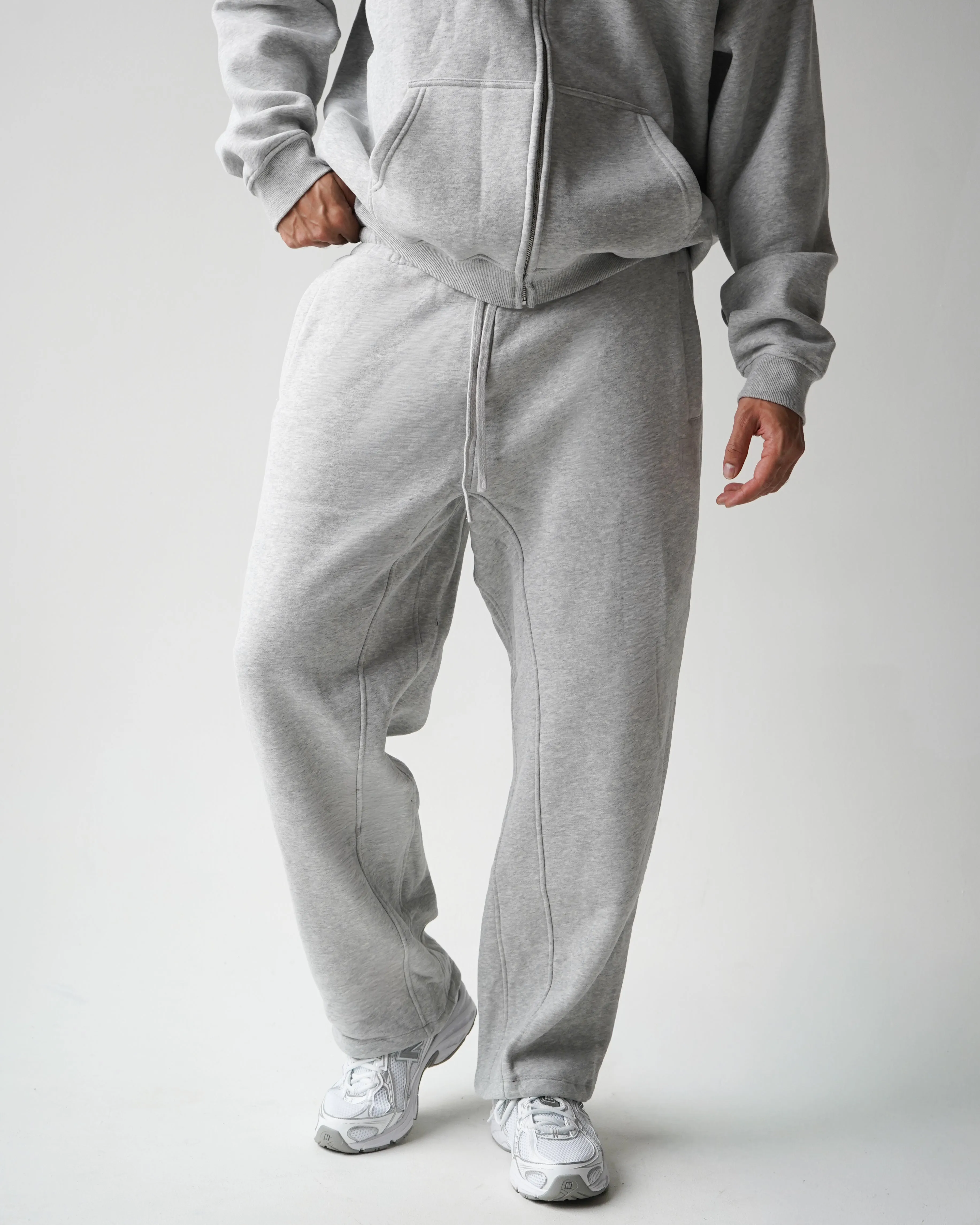 Reset Straight-Leg Sweatpants - Heather Gray sold by First Health Apparel