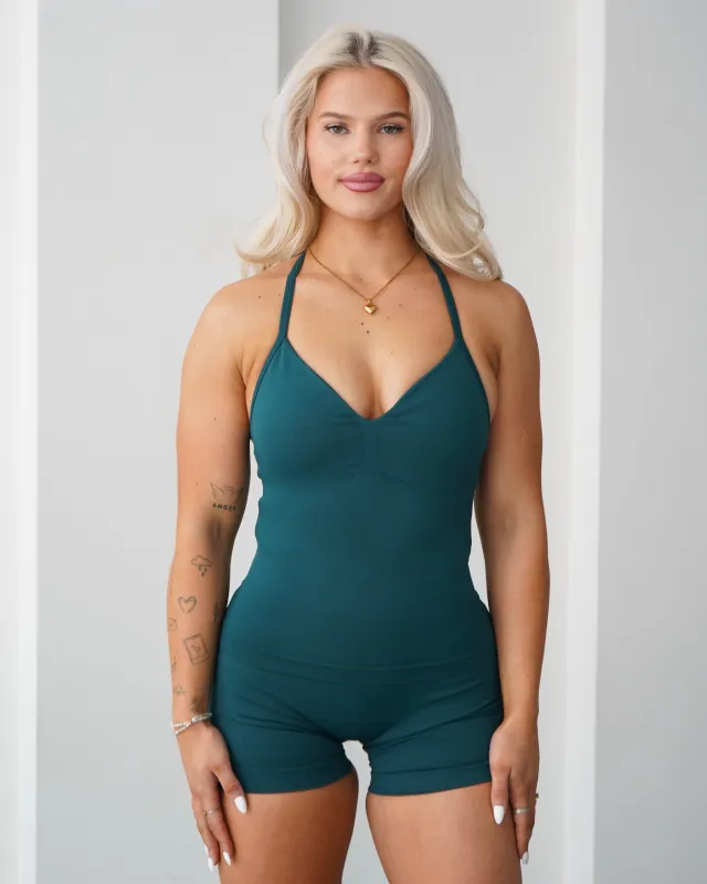 Ascend Halter Tank Top - Emerald sold by First Health Apparel