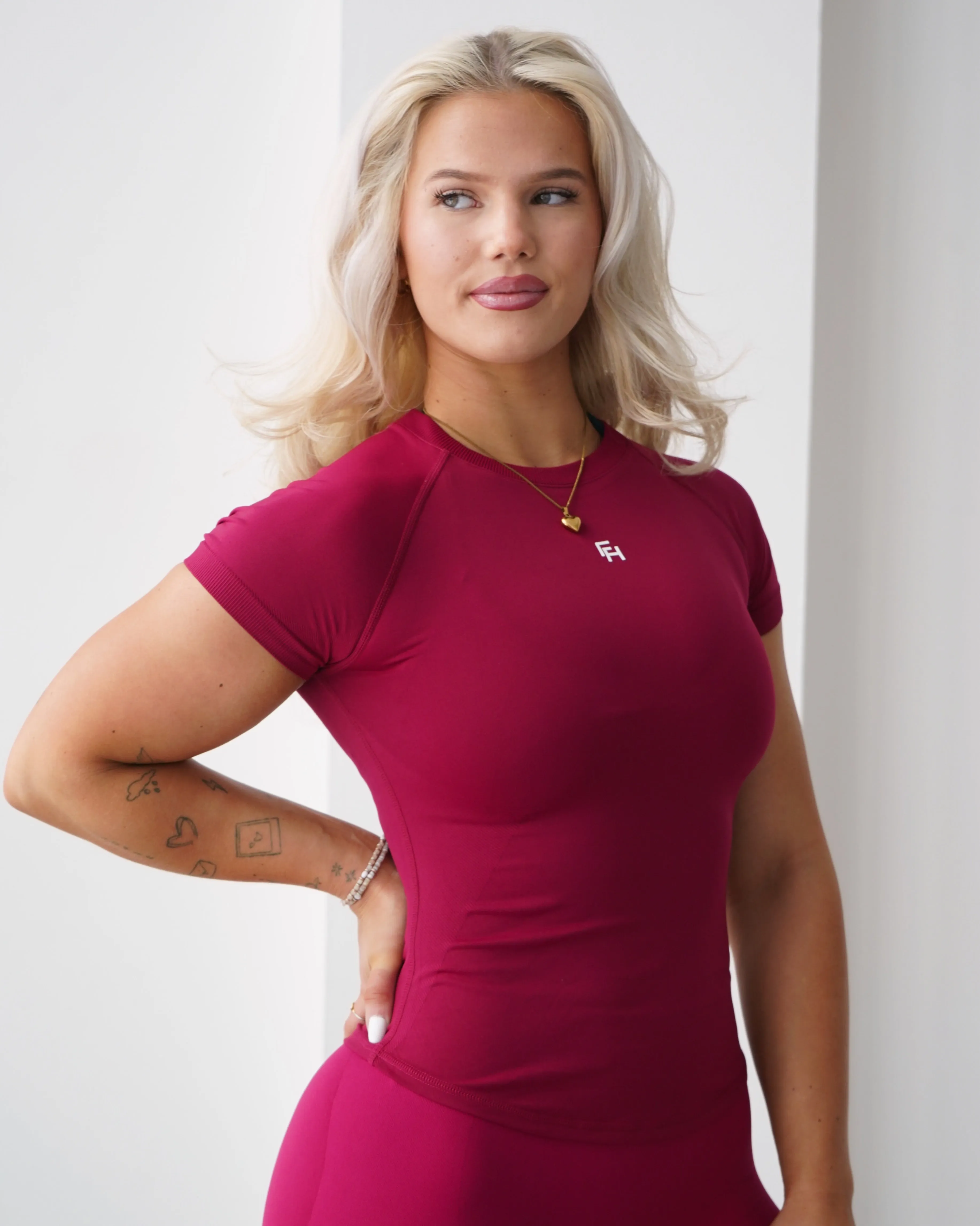 Ascend T-Shirt - Pomegranate sold by First Health Apparel product image thumbnail 4