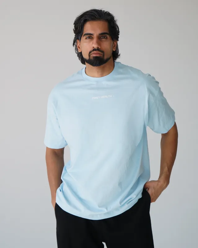 Comfort Tee - Sky made by First Health Apparel