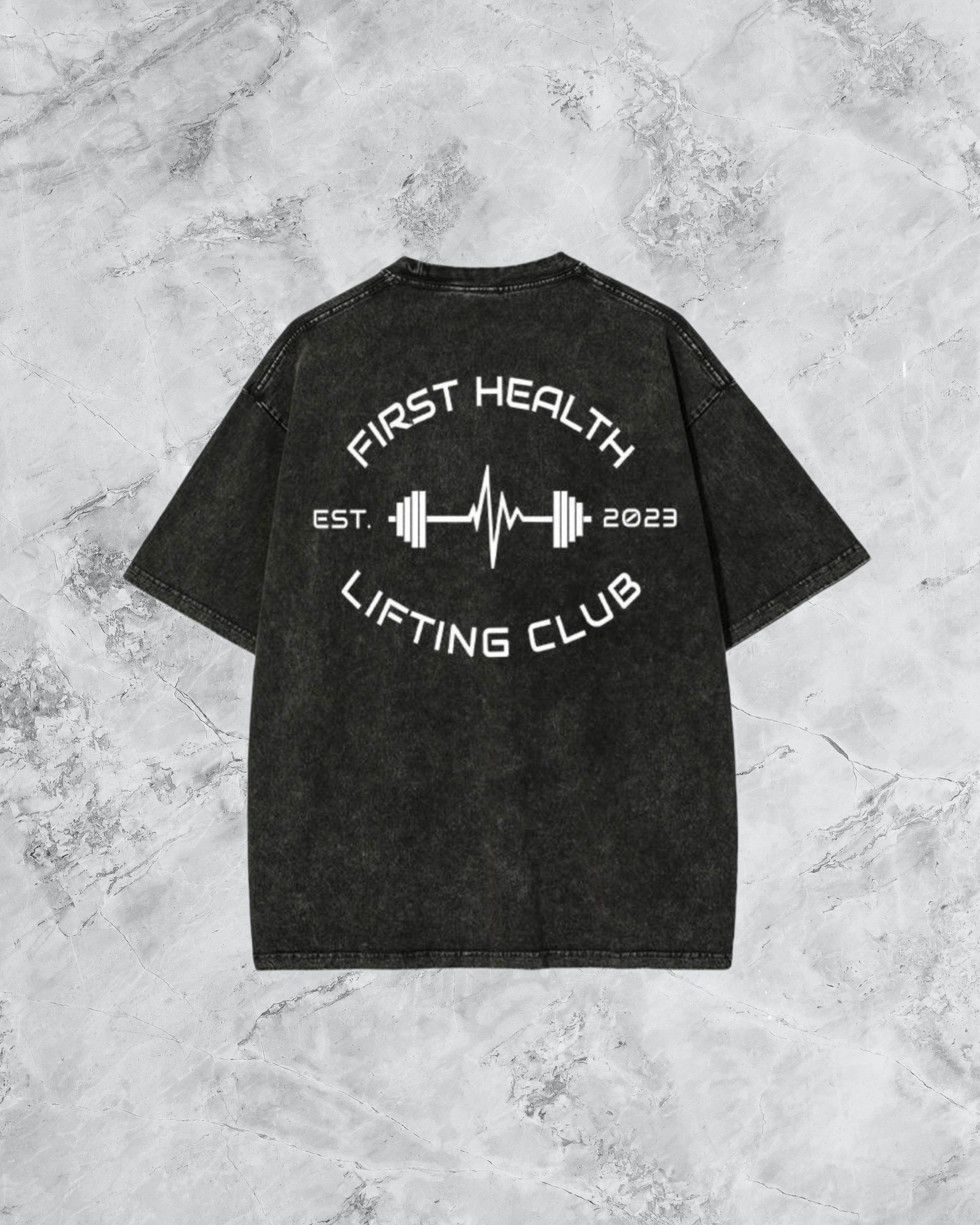 OVERSIZE GRAPHIC TEE - Vintage Lifting Club sold by First Health Apparel